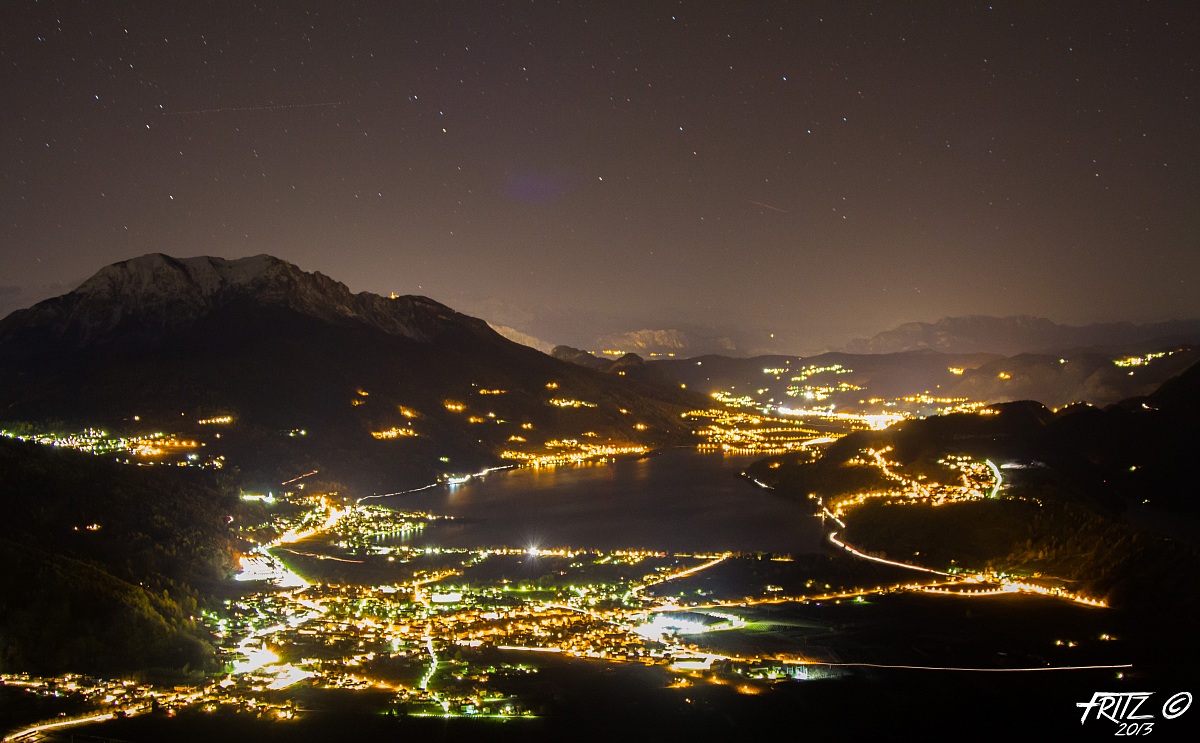Caldonazzo by night