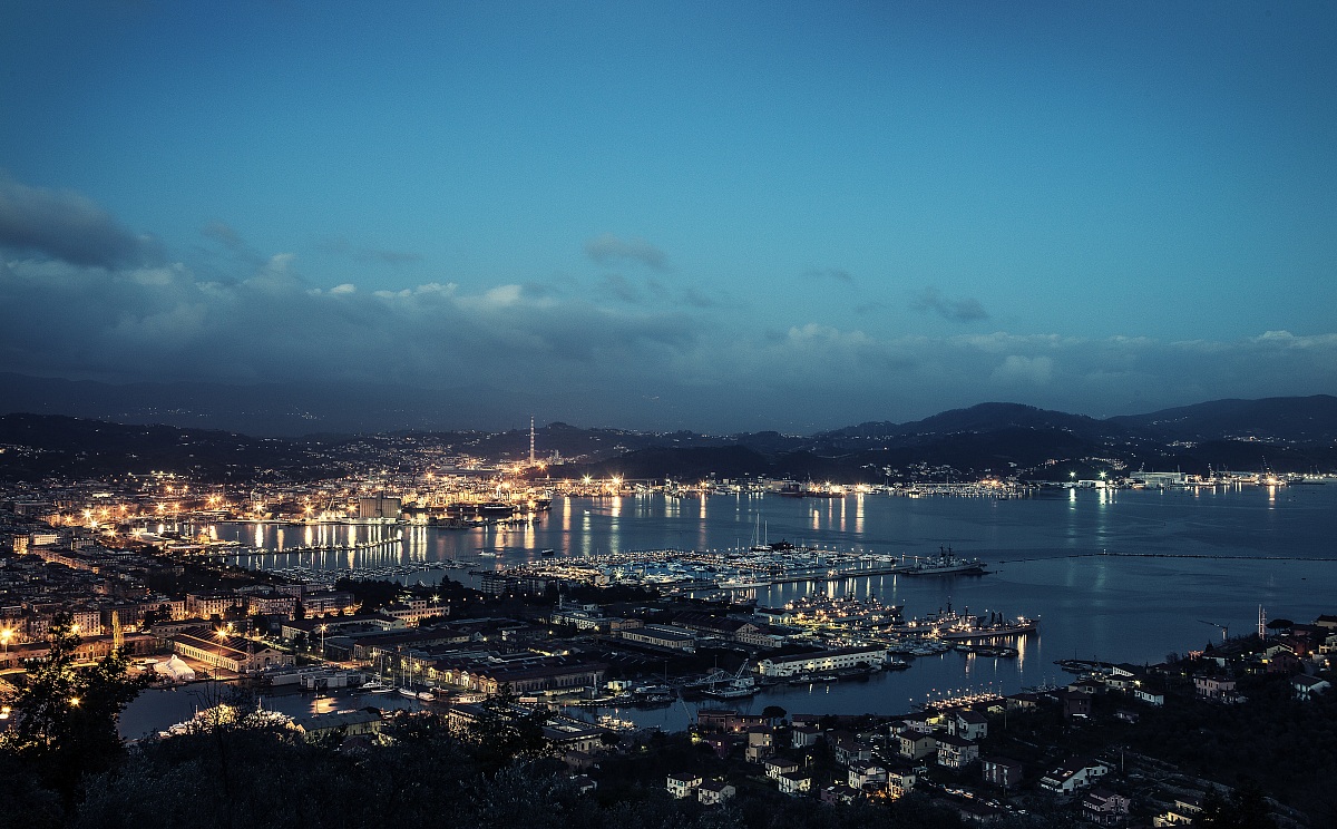 La Spezia at night