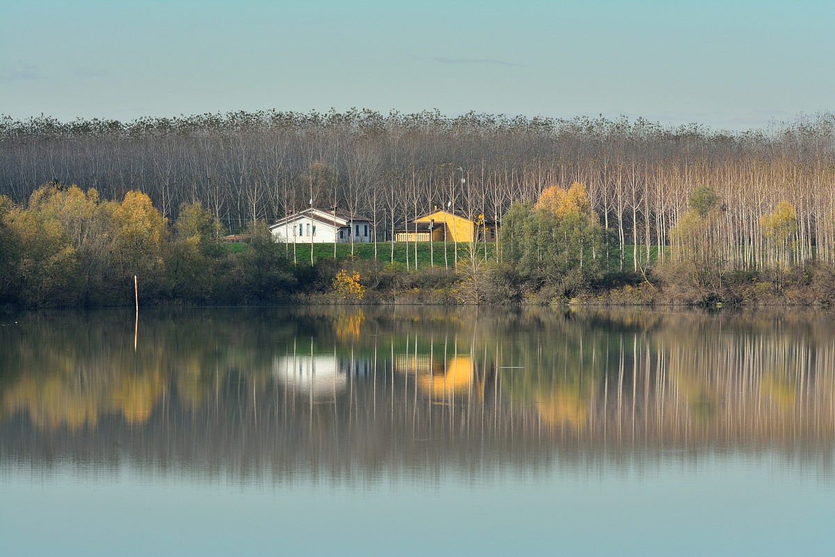 Sulle rive del fiume Po