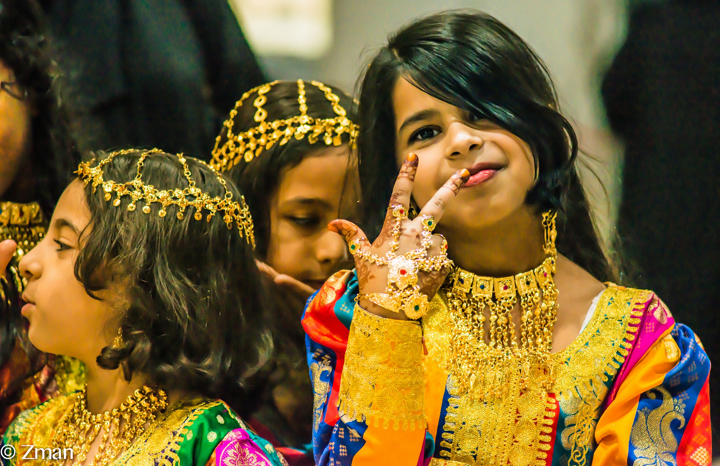 Children In The National Costume