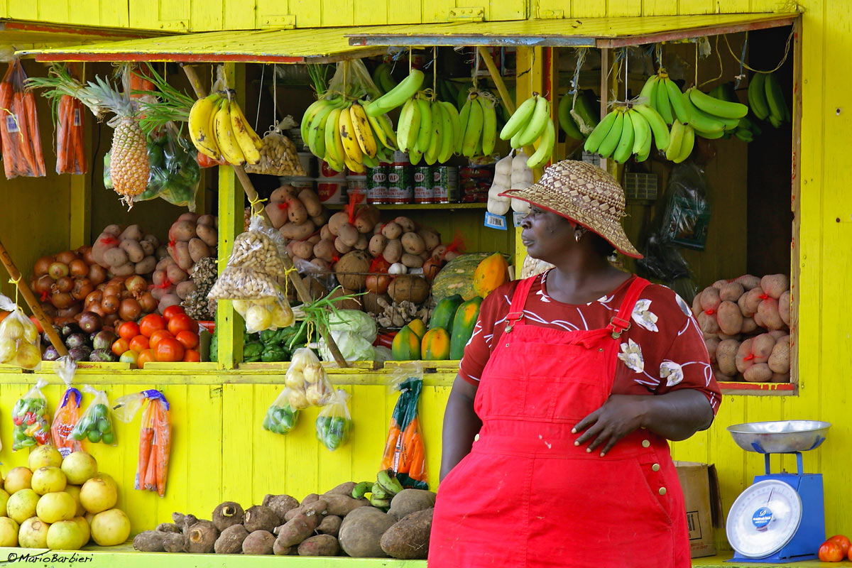 Venditrice di frutta