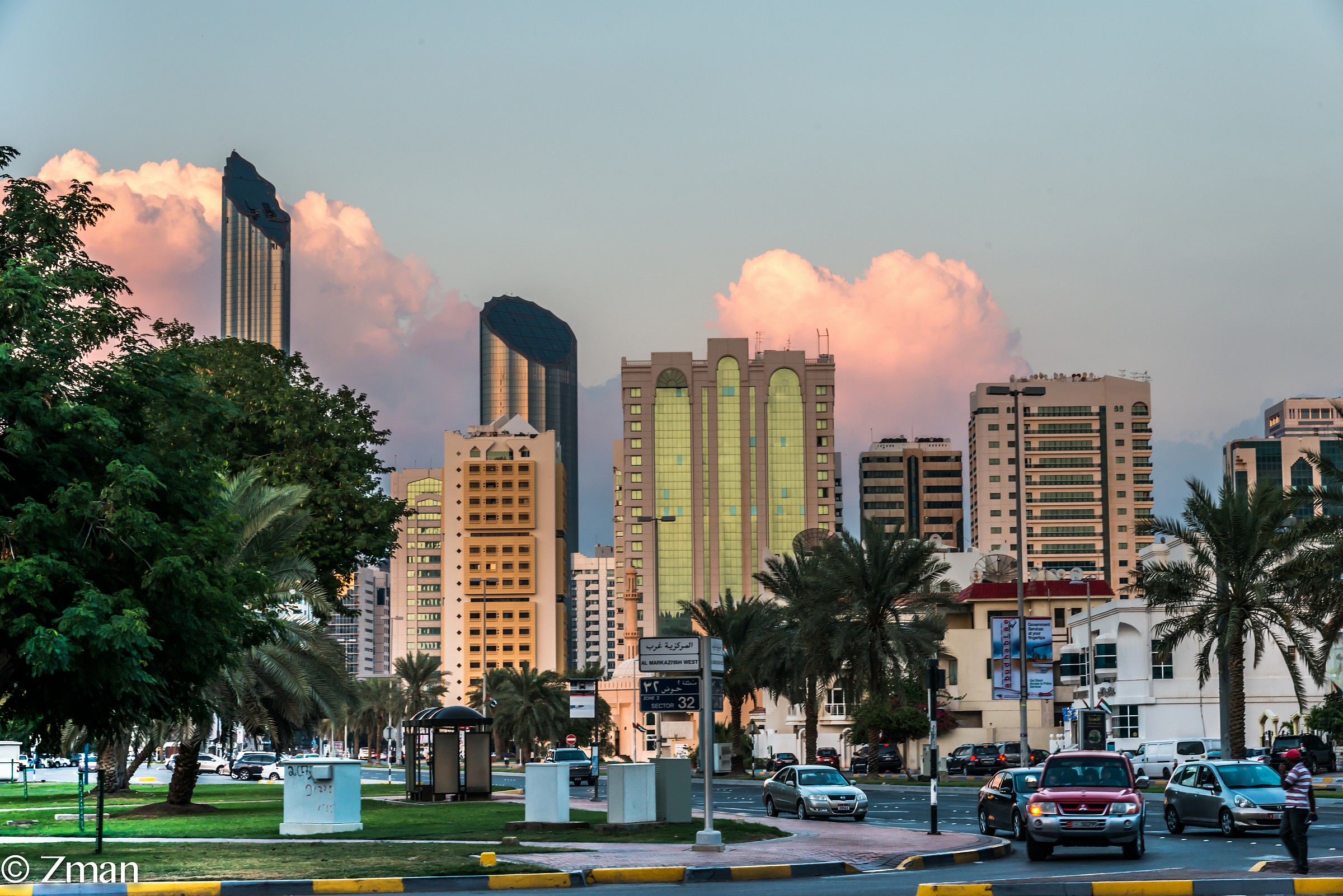 Abu Dhabi Near The Landmark Building