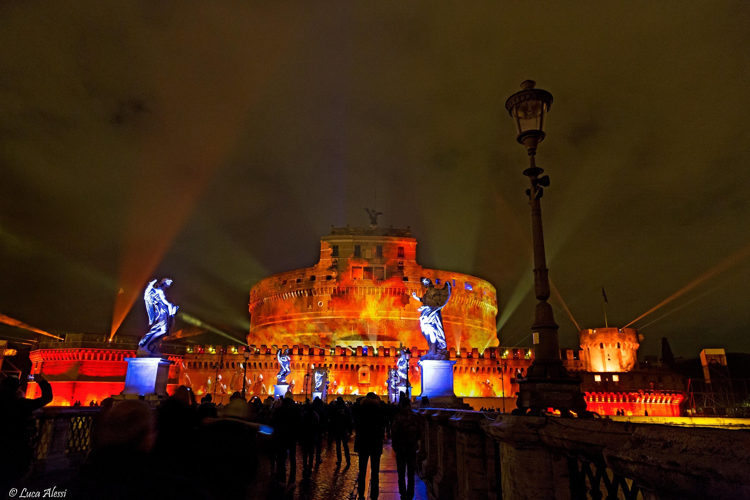 Videomapping Castel Sant'Angelo