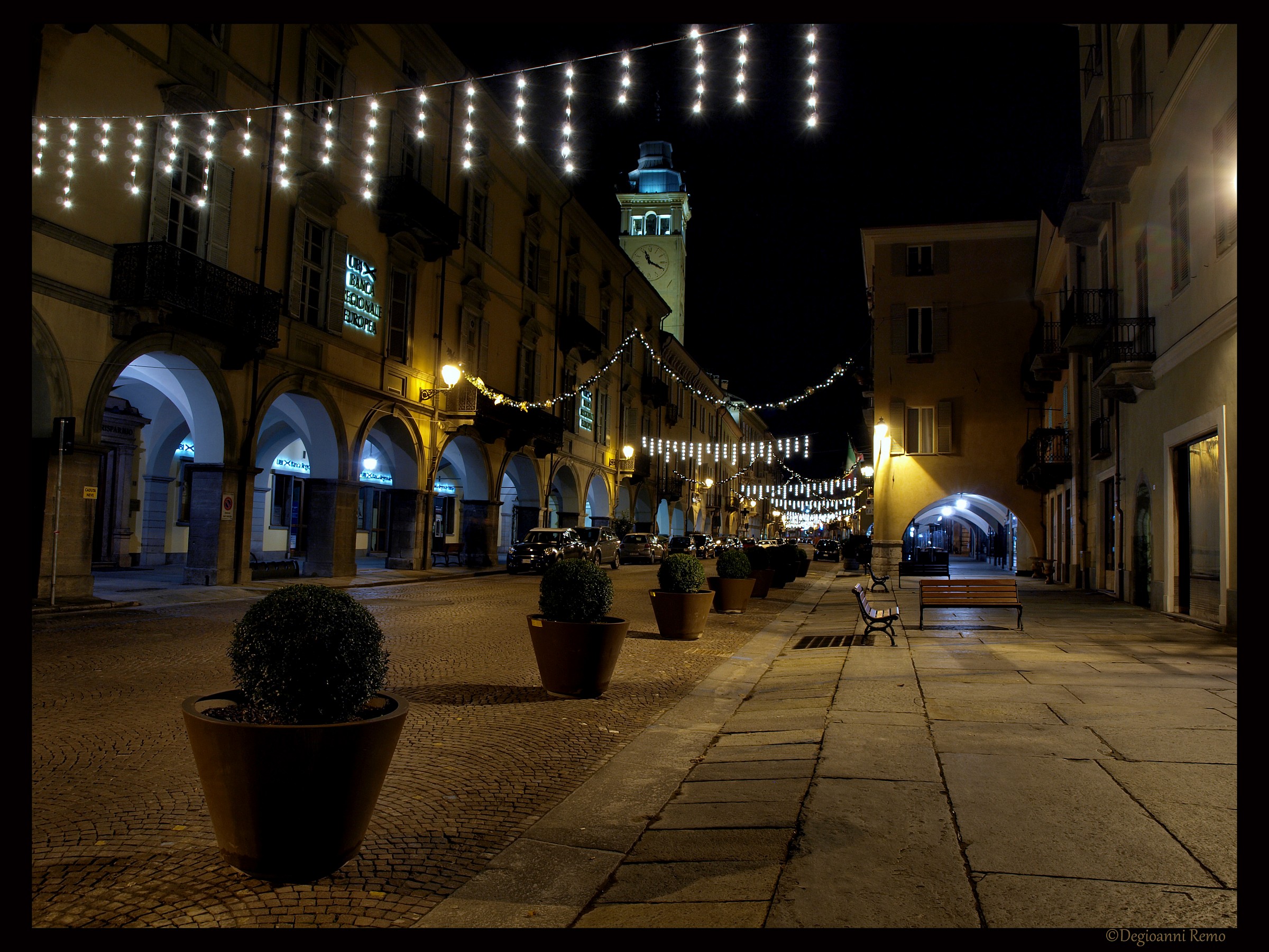 Via Roma e torre civica