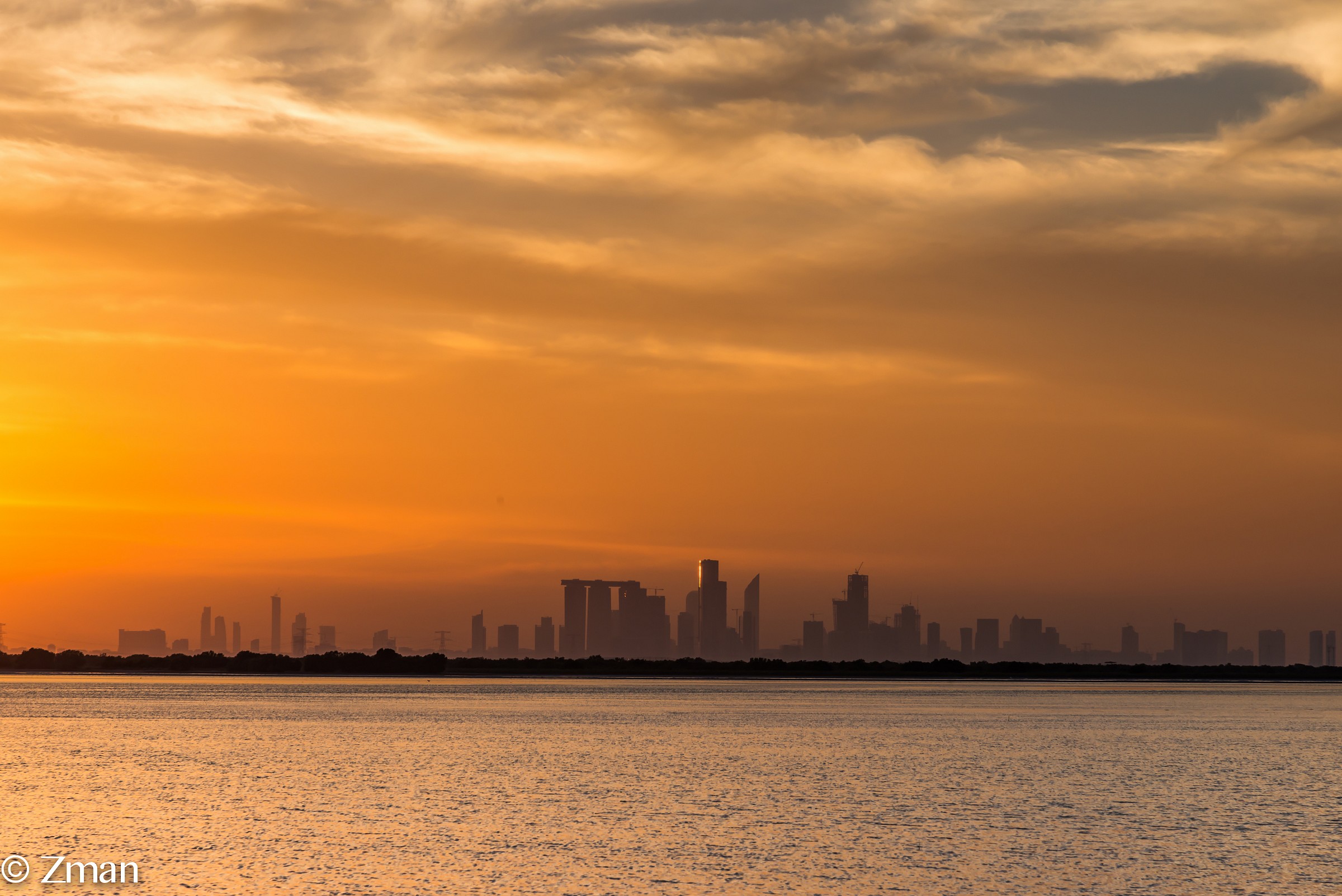 Abu Dhabi From Yas Island