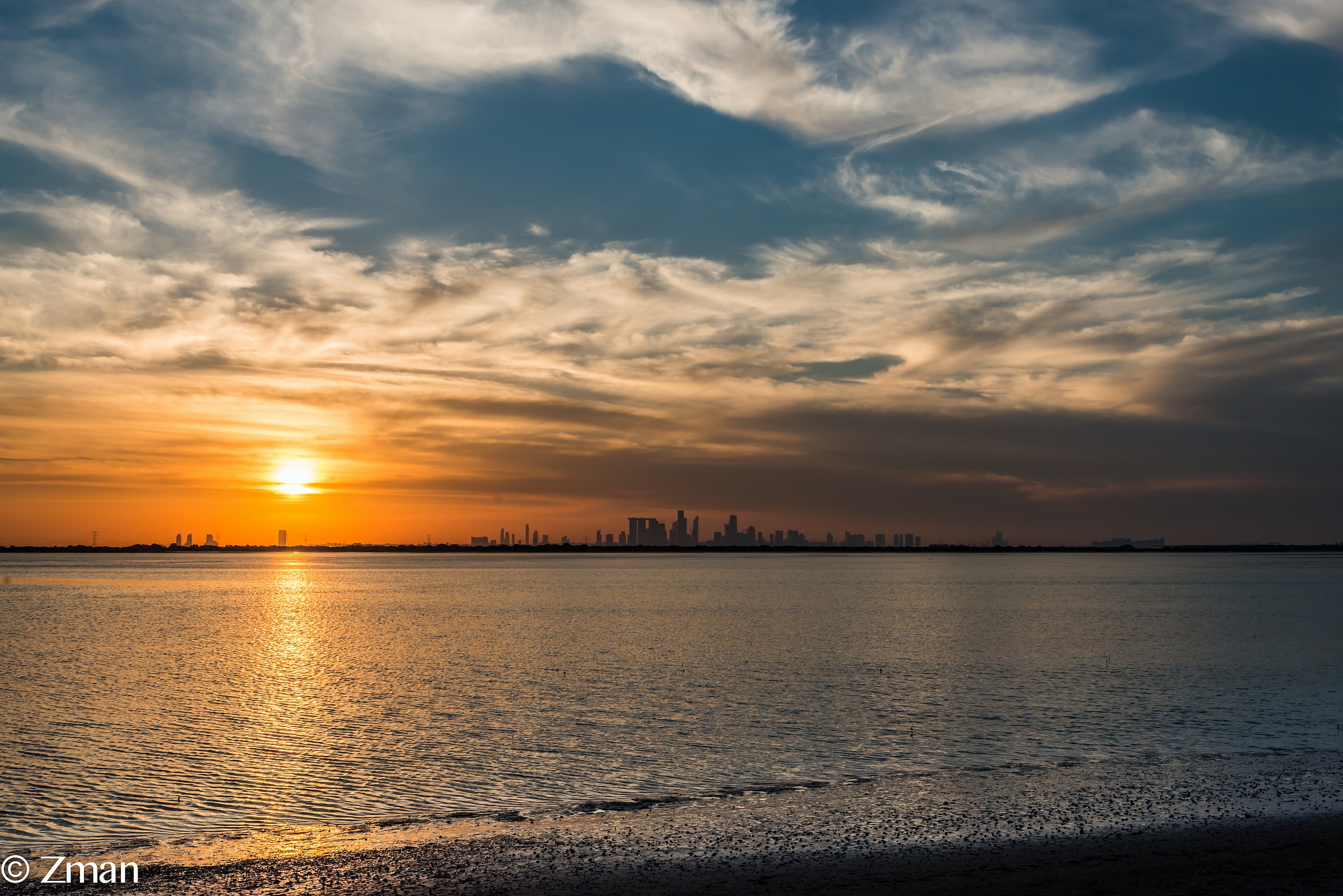Sunset Over Abu Dhabi