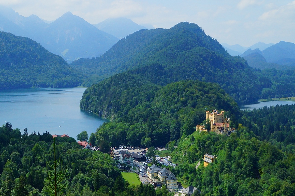 Panorama dal Castello di Neuschwanstein