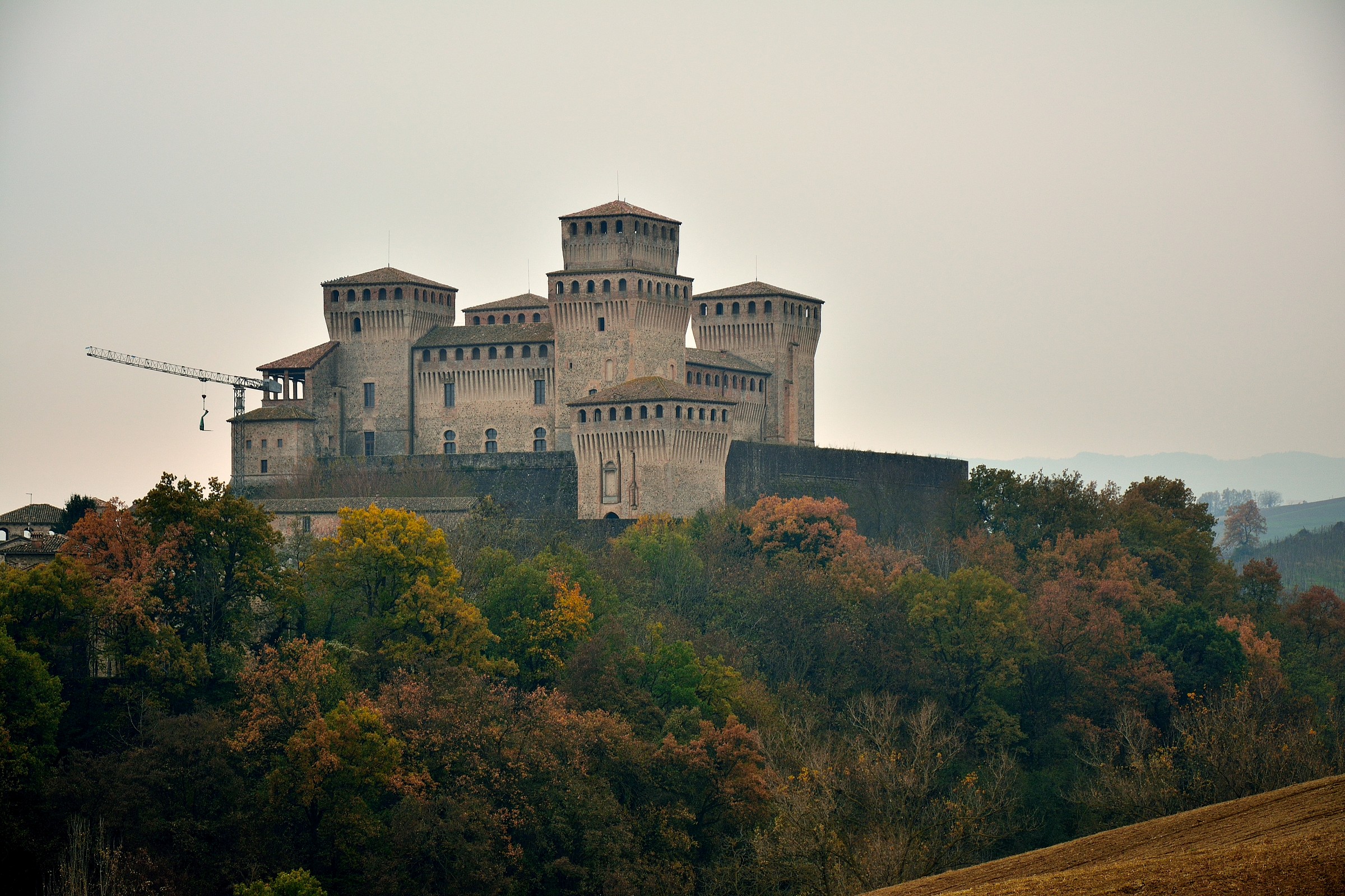 Castle toasting the end of autumn