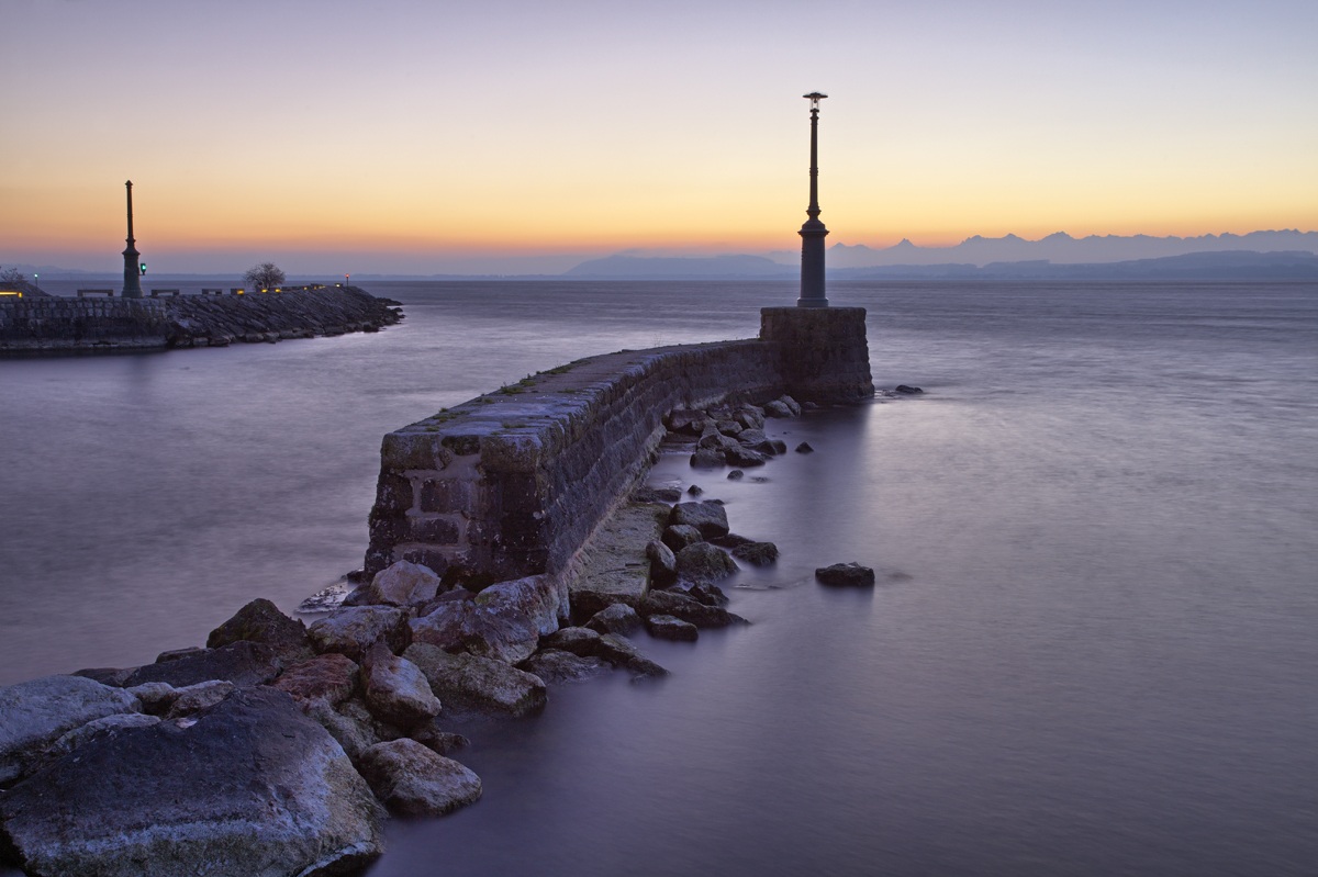 Sunrise at the harbor