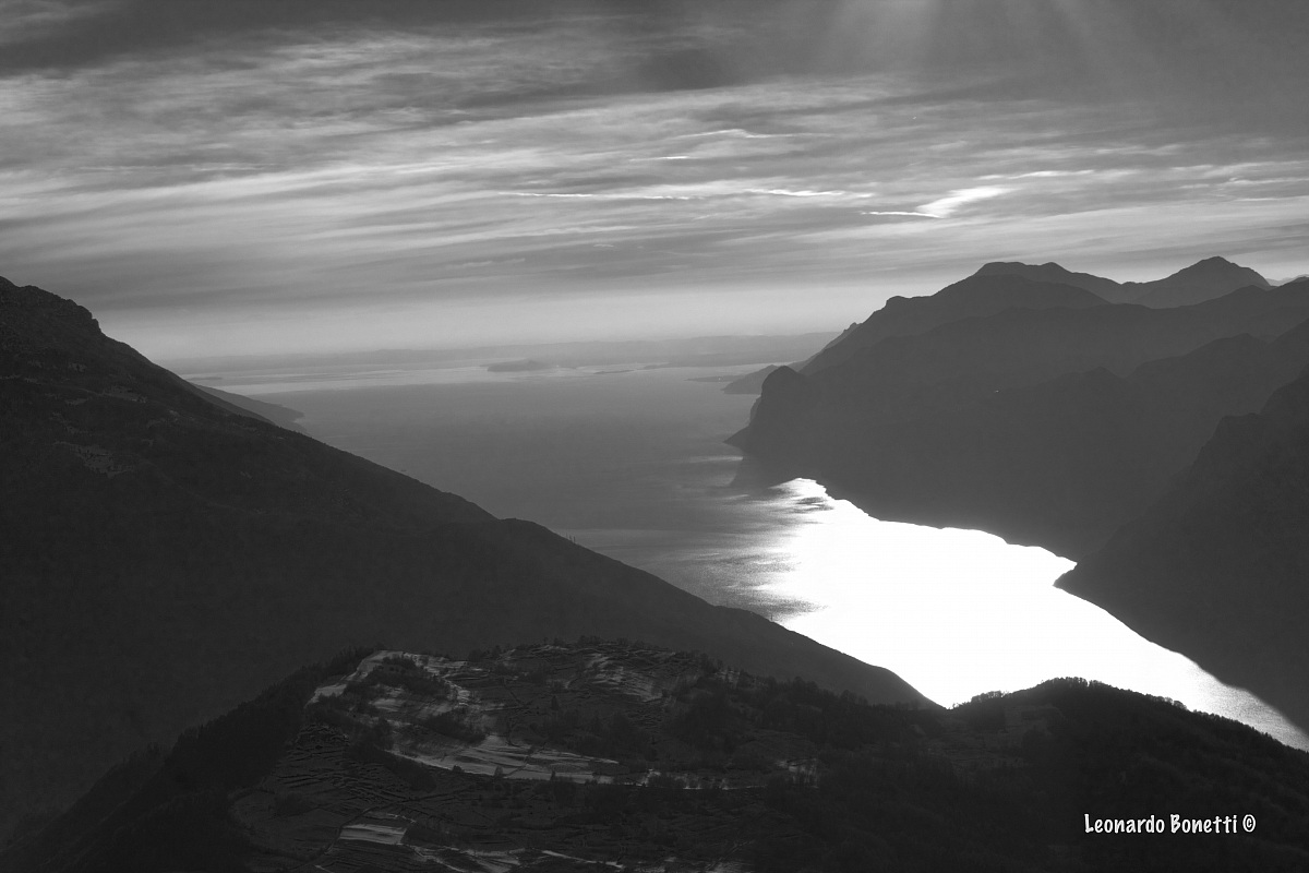 Lago di garda dal Monte stivo