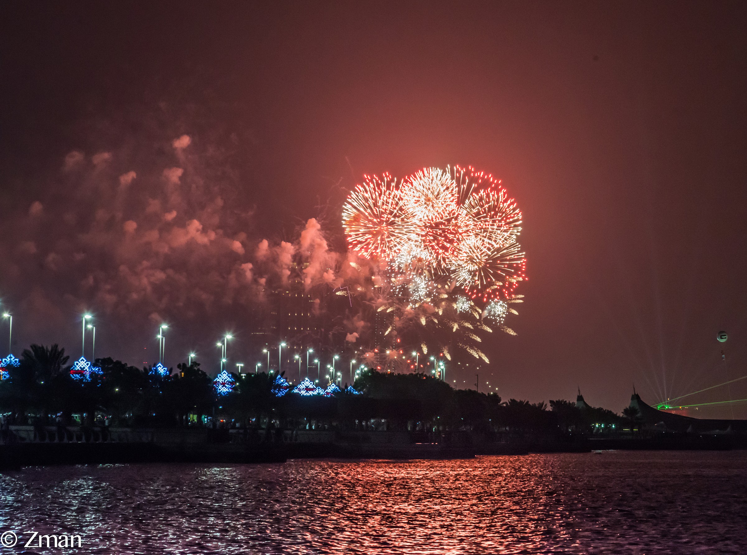 The Start of The Fire Works