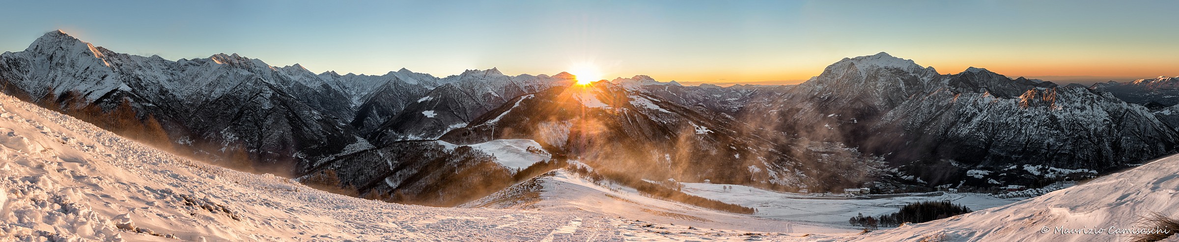 Sunrise from Mount Muggio