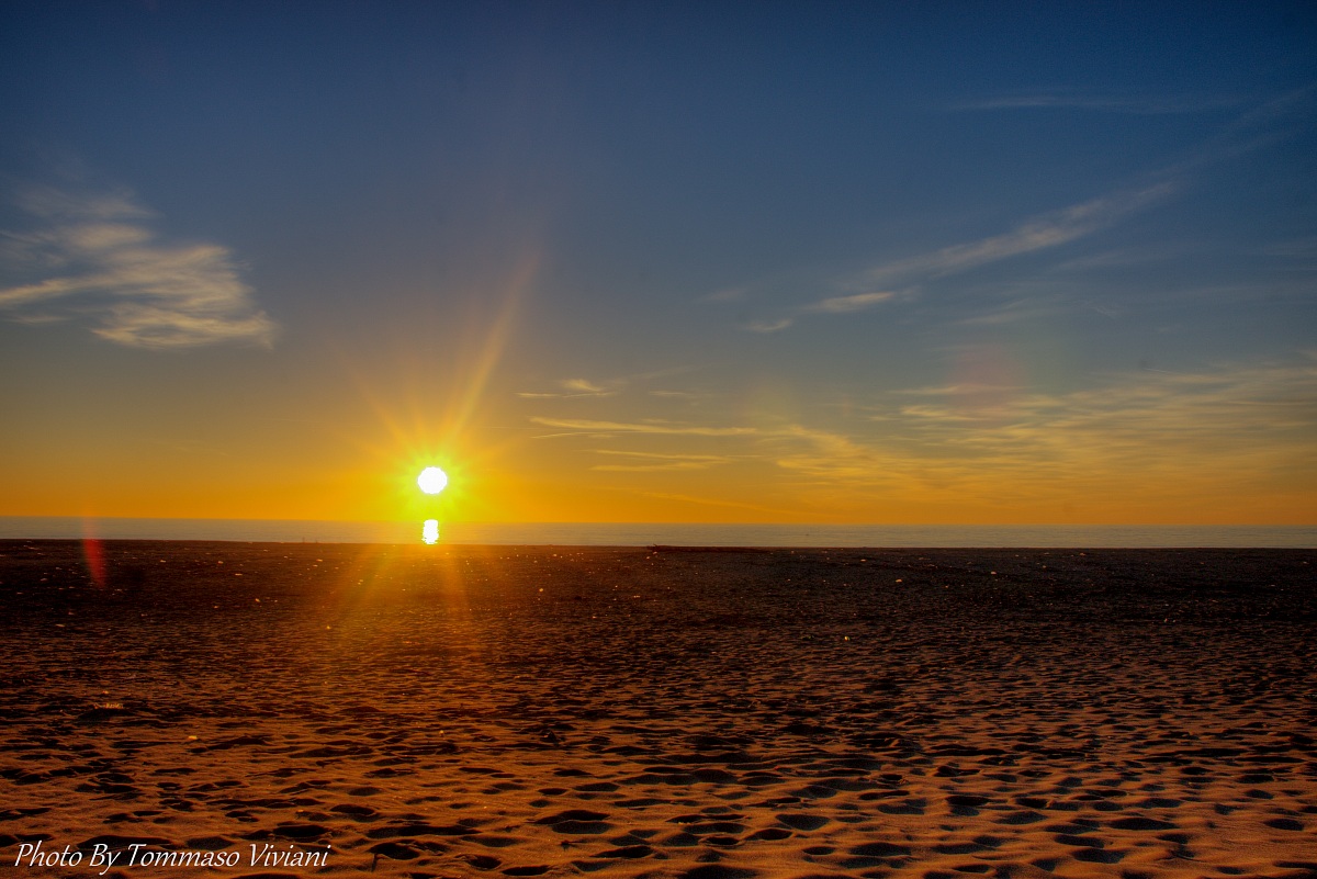 Sunset in Viareggio
