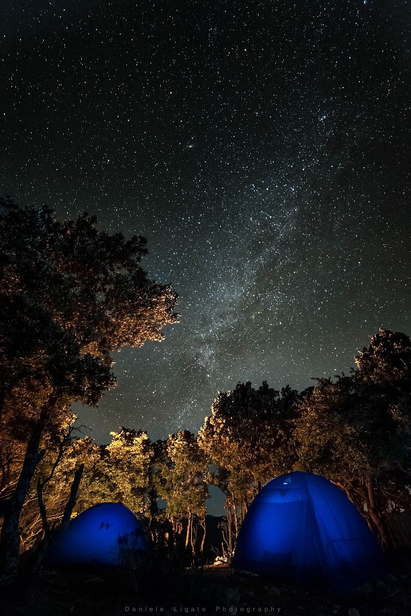 Milky Way sulla valle della Grandi Pietre