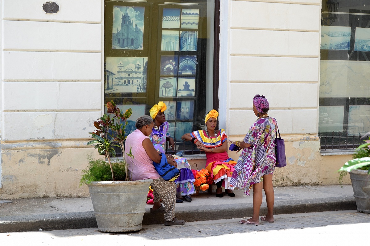 Donne cubane a l'Havana