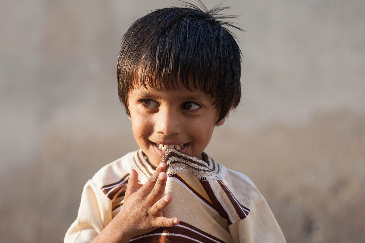 The smile of a child