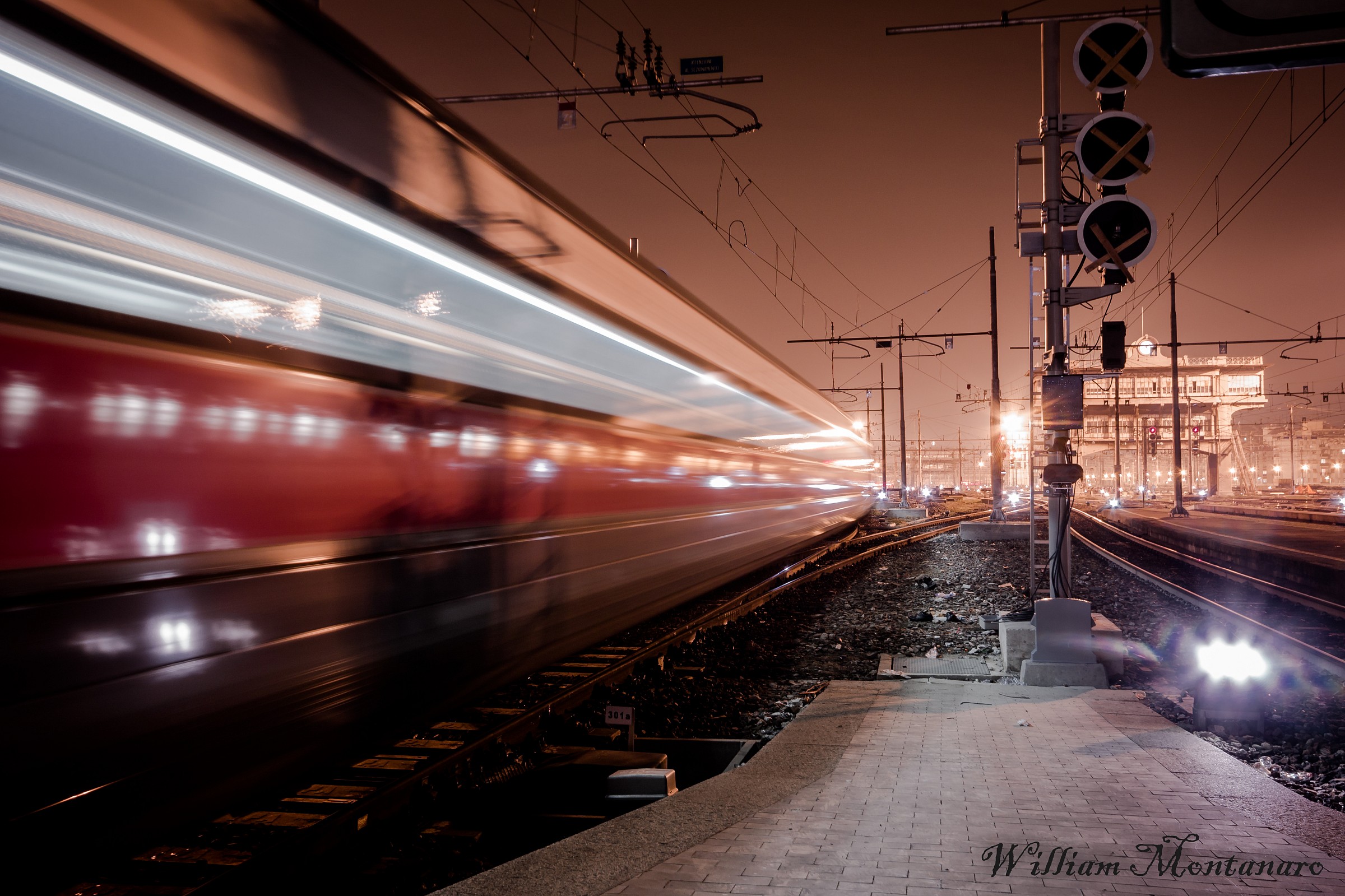 Pennellate di treni in corsa...