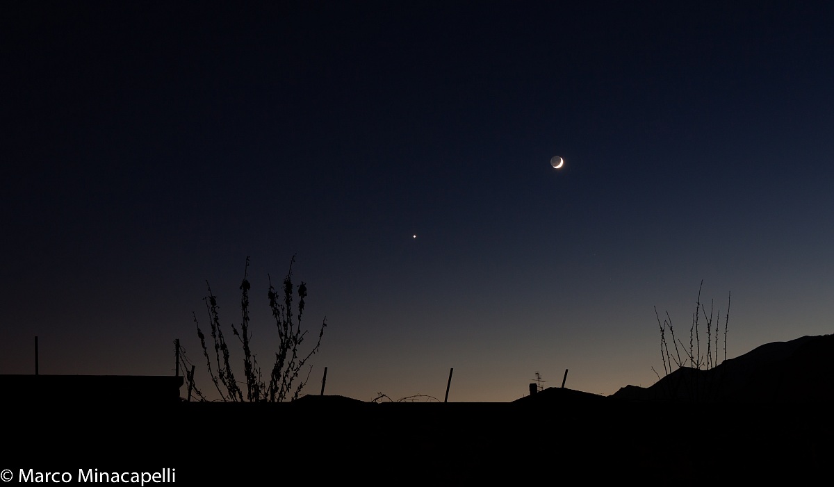 Scorcio di tramonto cittadino