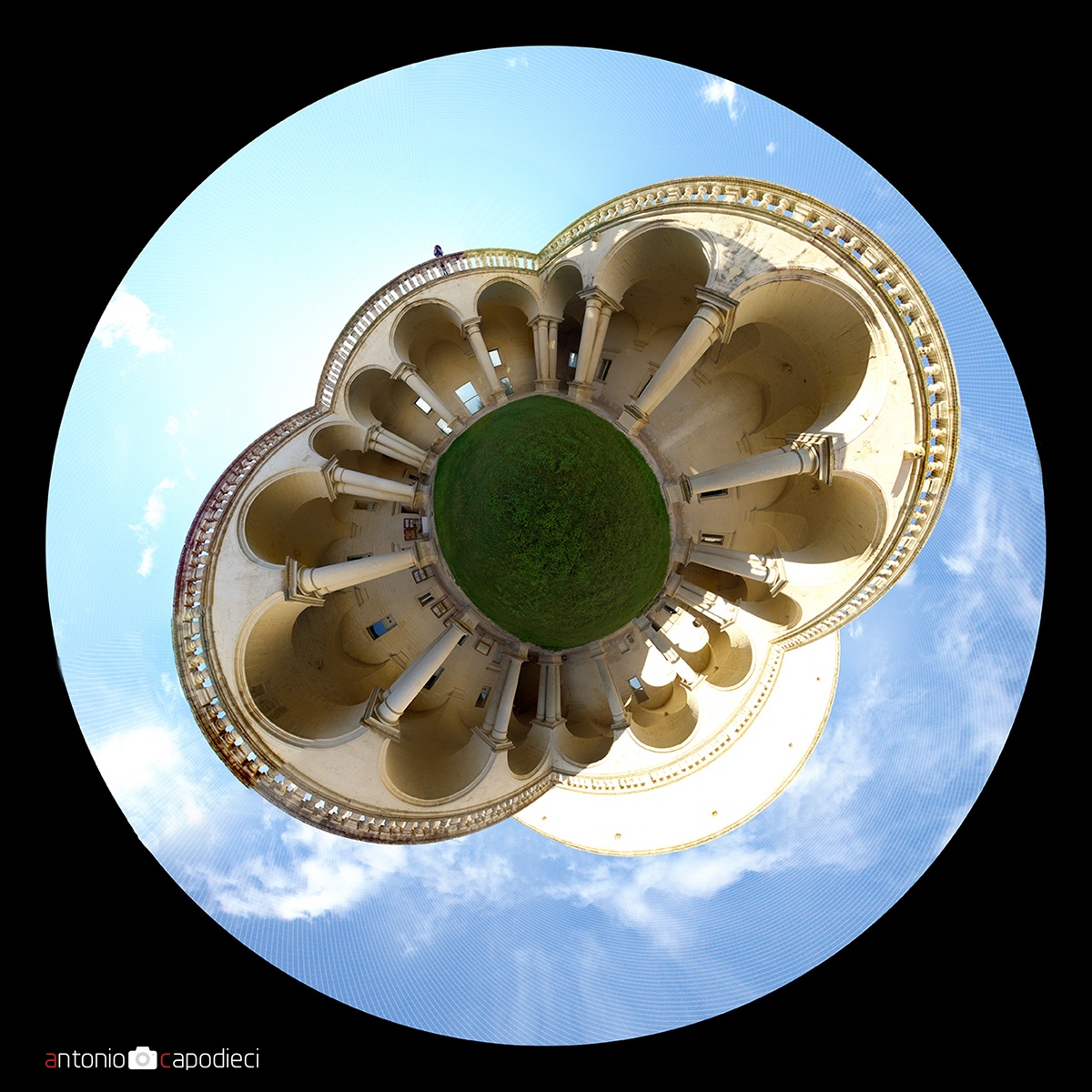 Panorama of the Cloister Olivetani