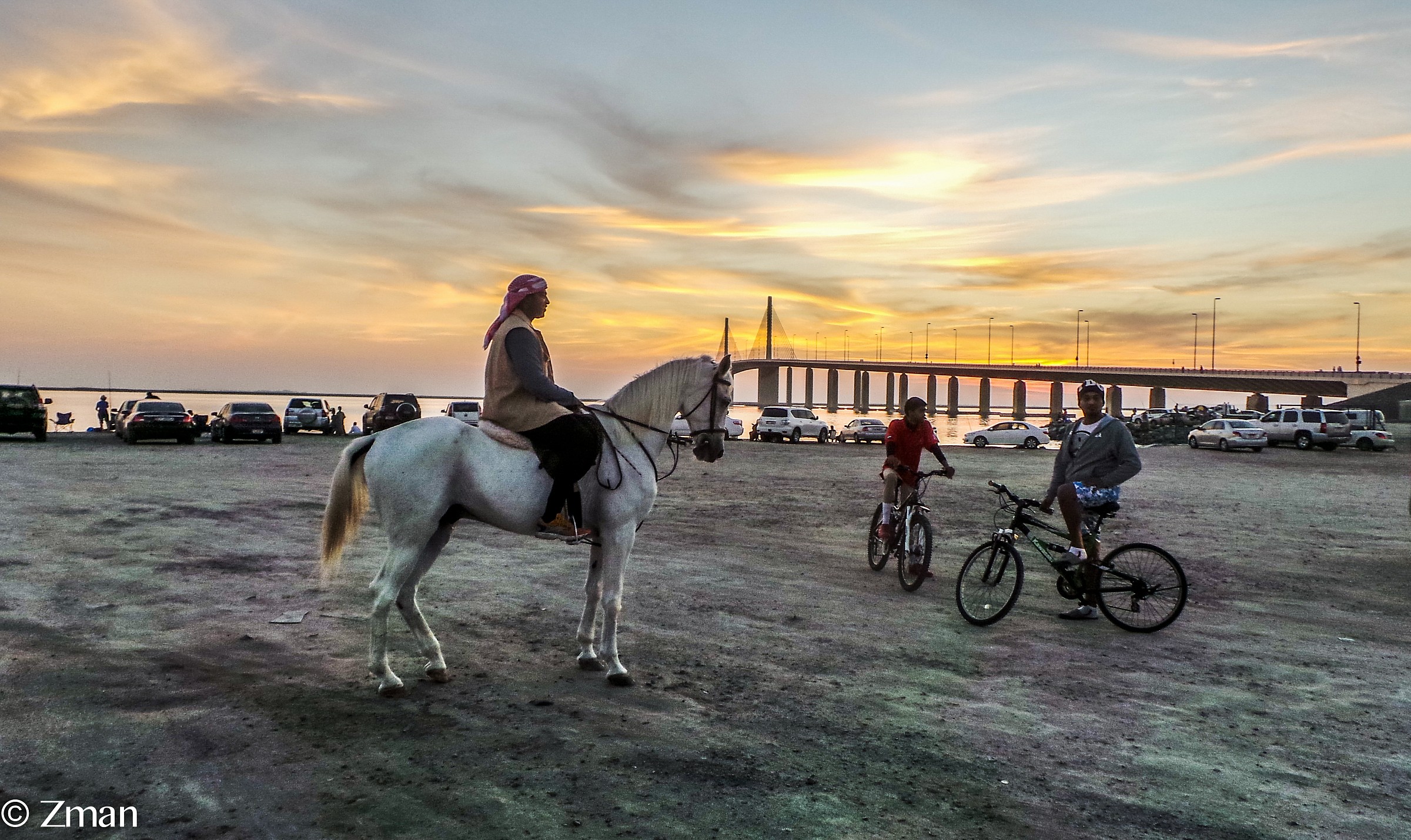 I cavalieri e la bicicletta