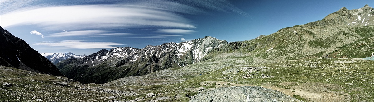 view from Passo Gavia
