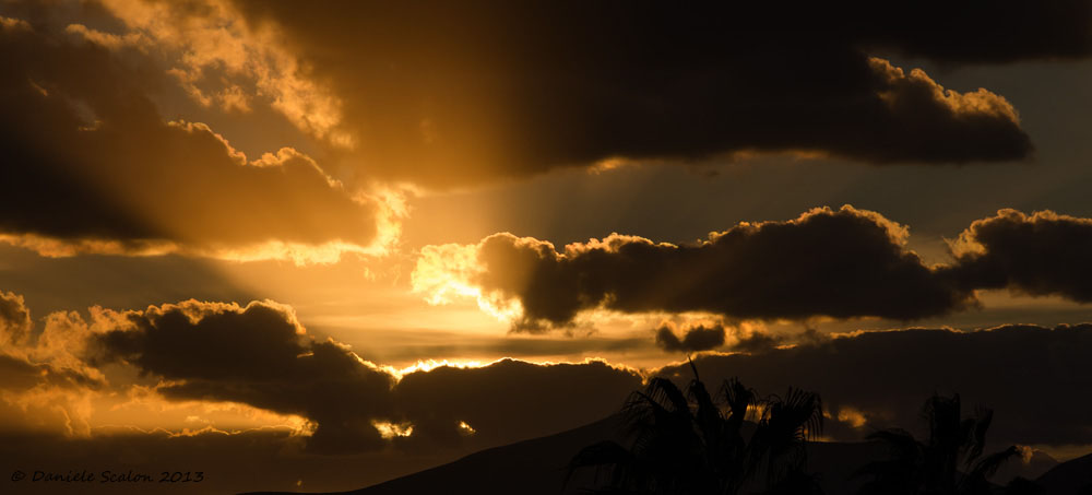 Sunset in Lanzarote
