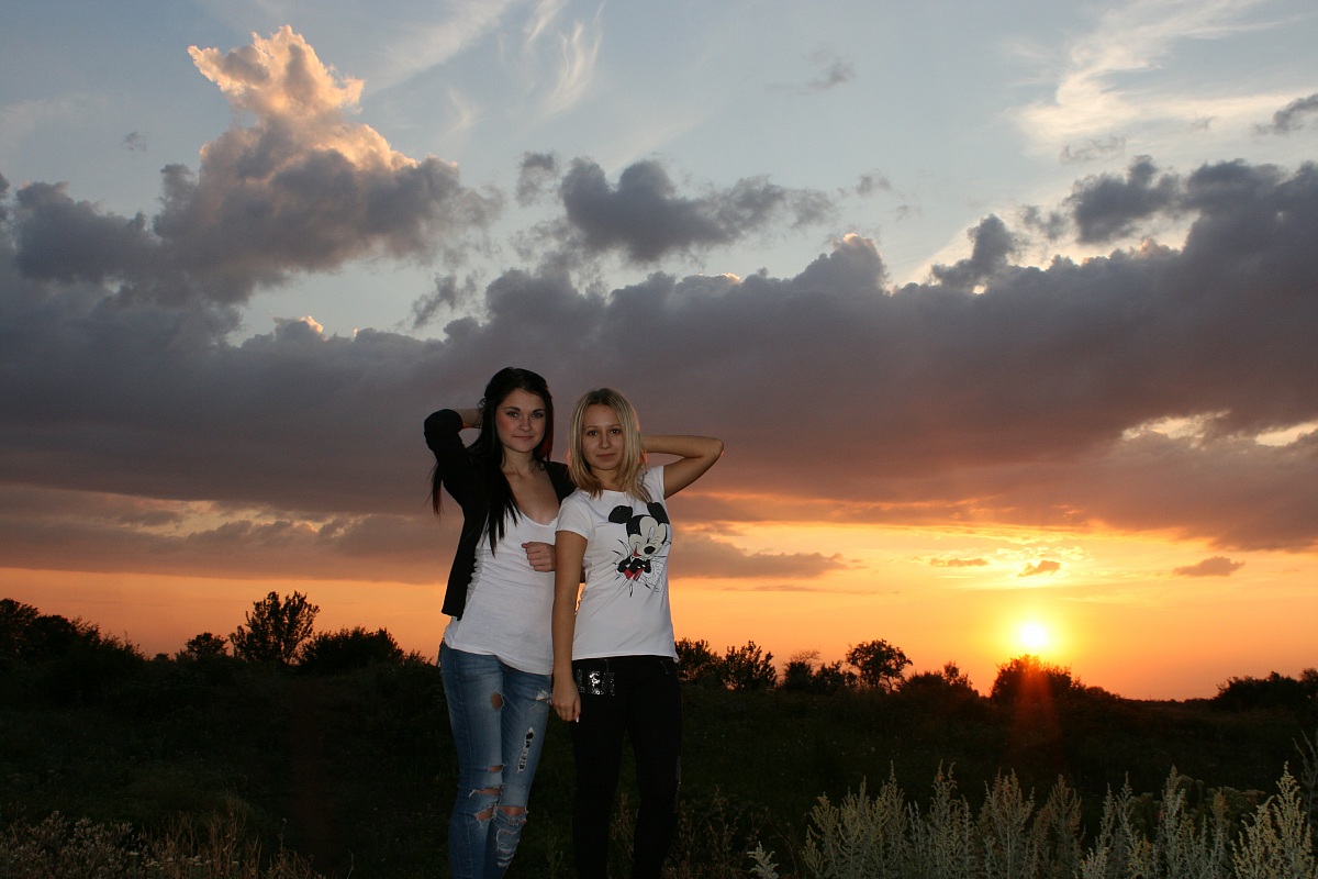 ritratti al tramonto all'Est