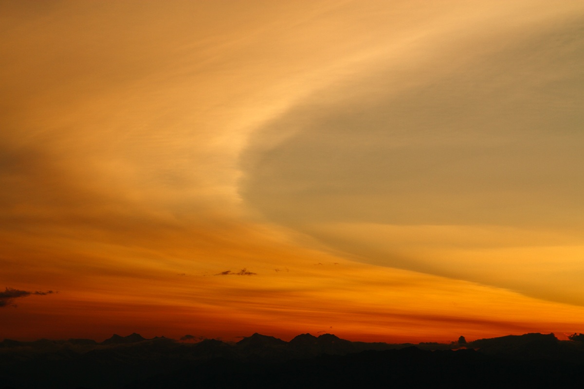 tramonto dal monte bisbino co