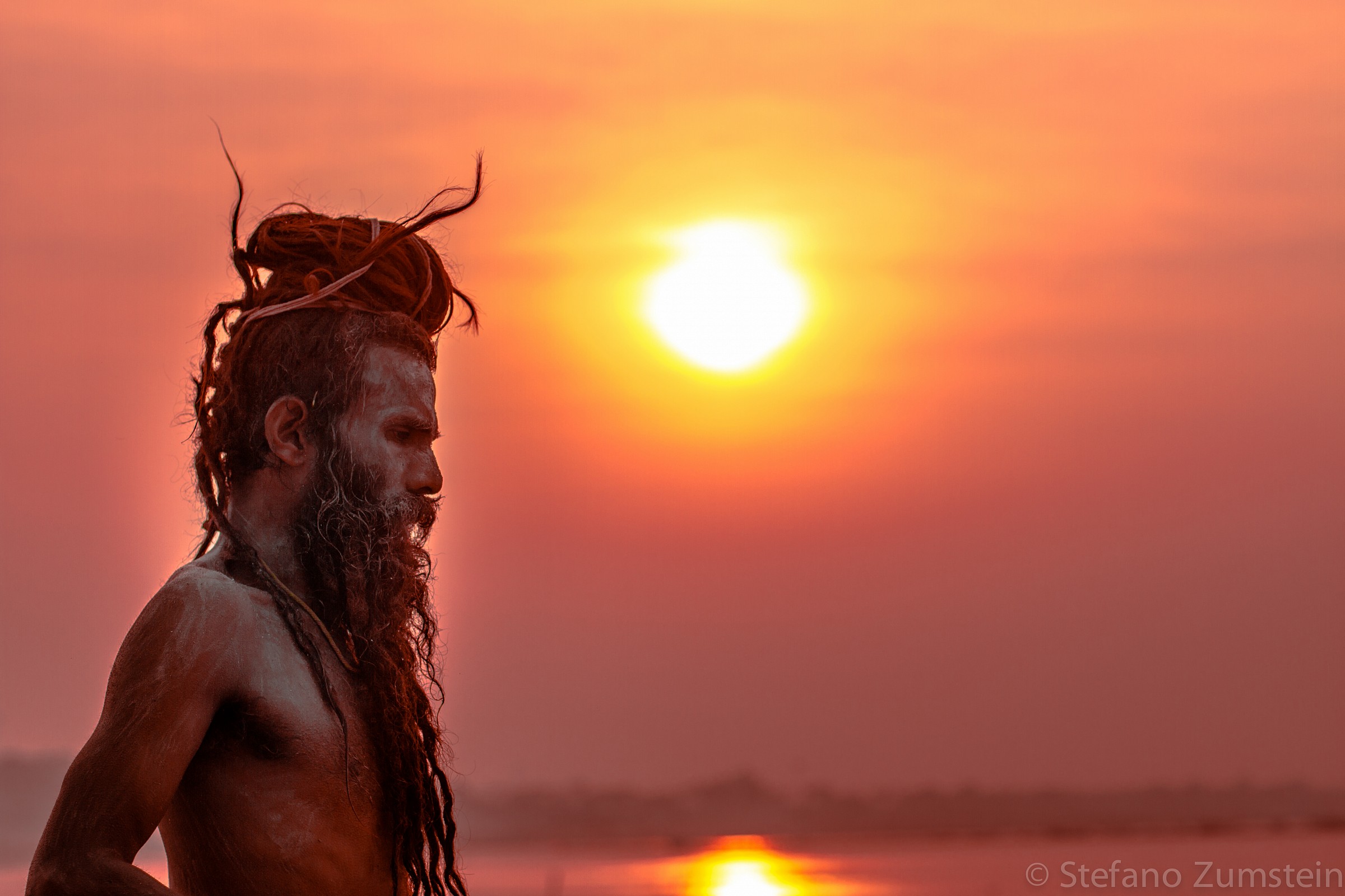 Sadhu at Sunset