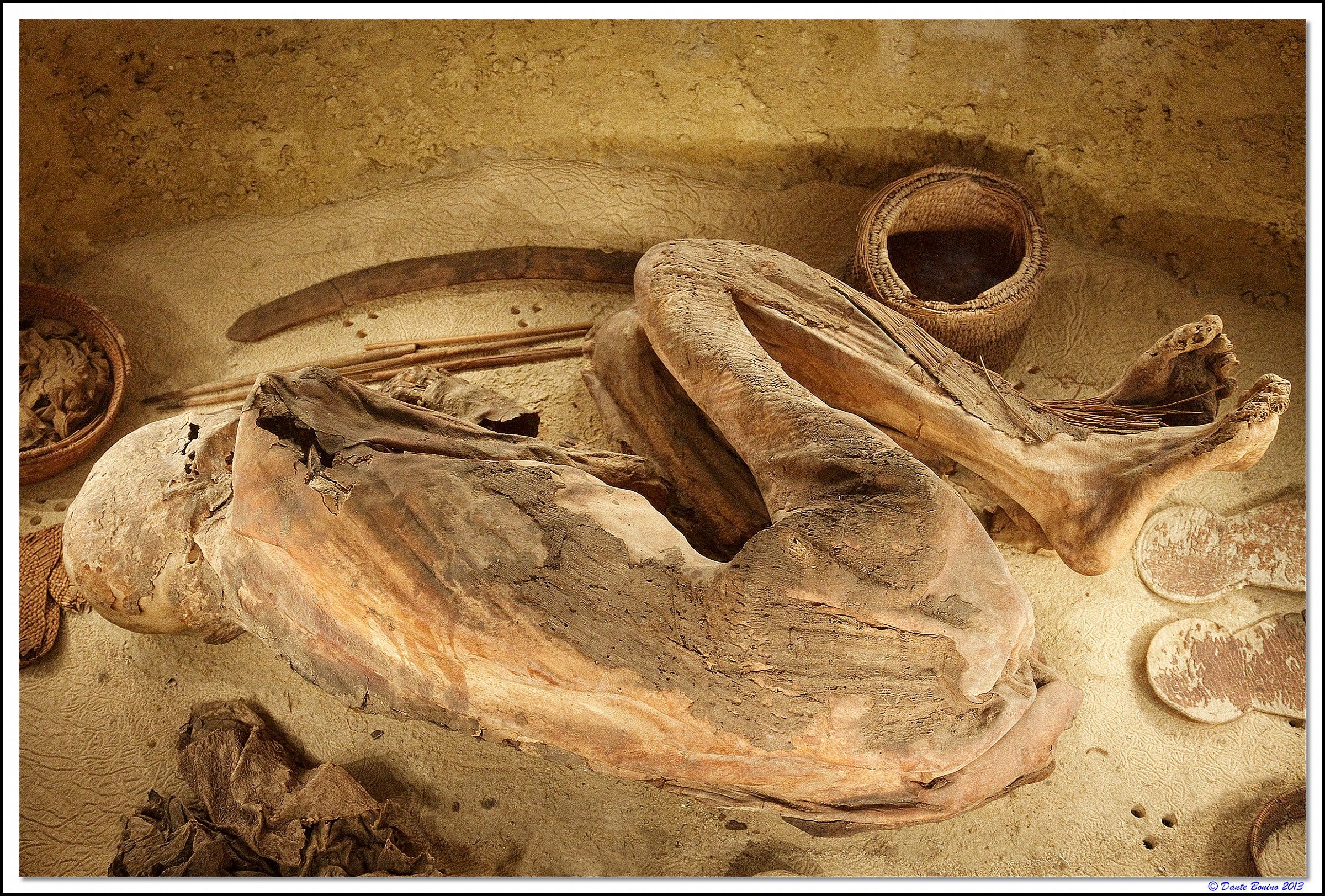 Corpo di adulto mummificato