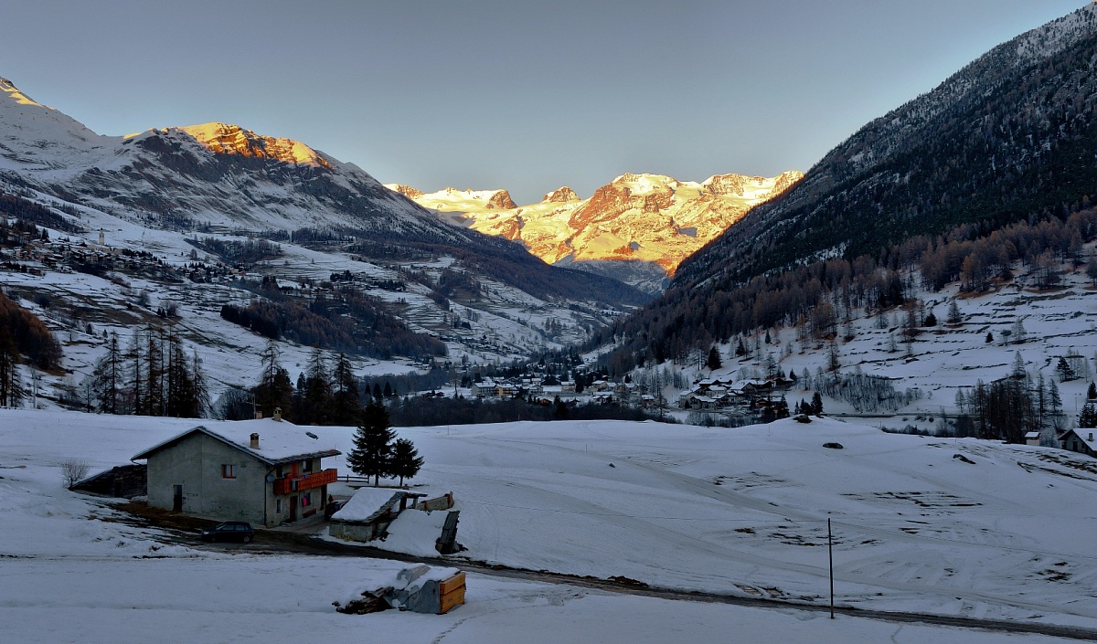 Ultime luci in Val d'Ayas