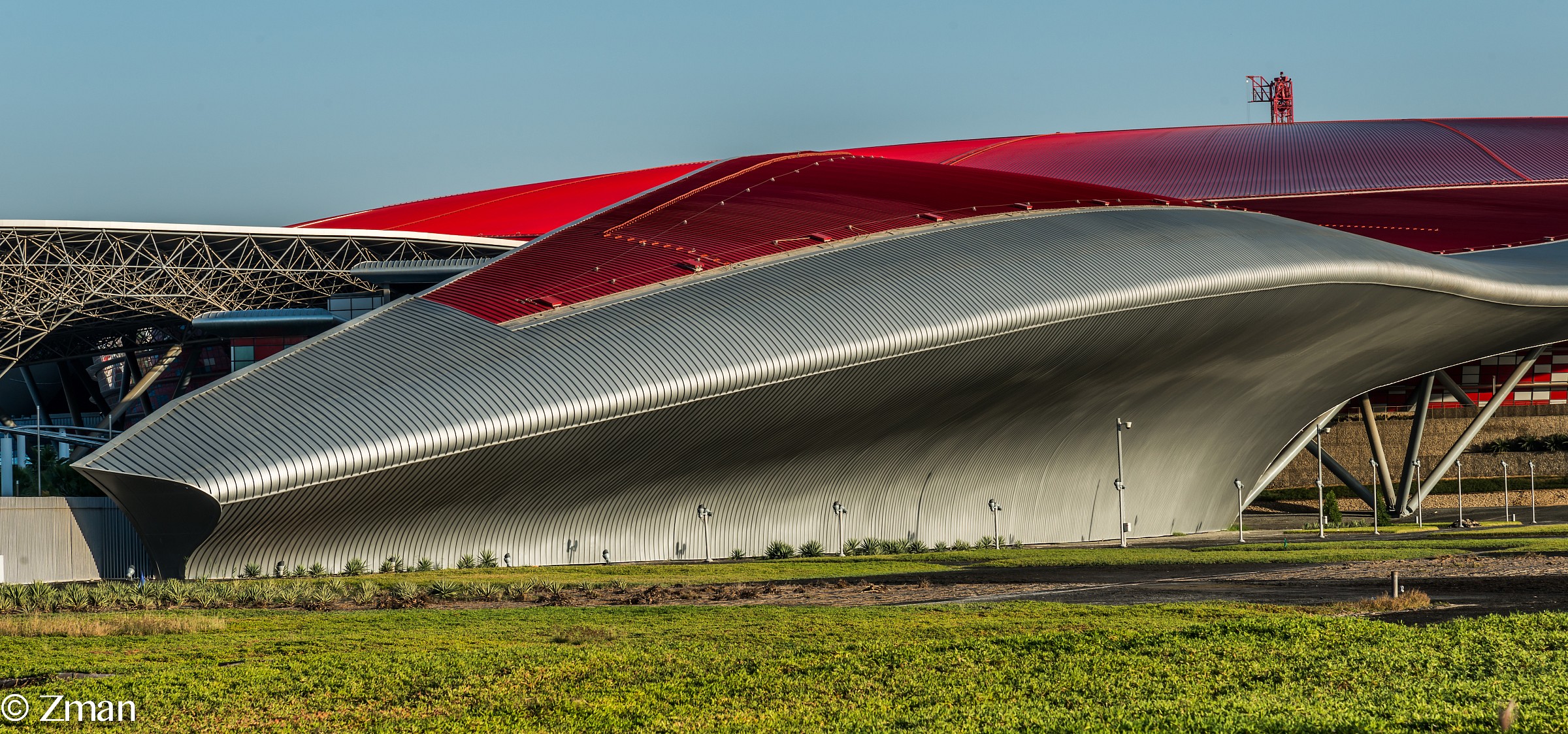 Particolare della Ferrari World On Yas Island
