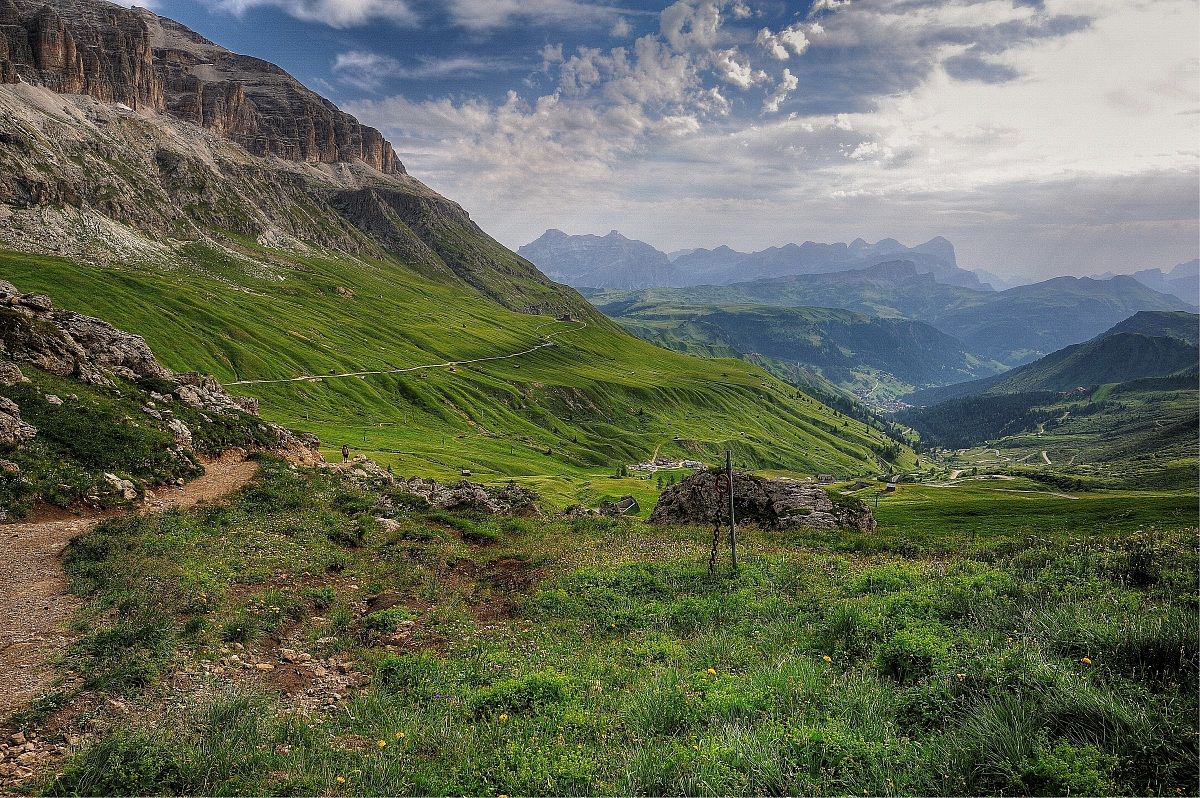 Viel del Pan dal passo  Pordoi