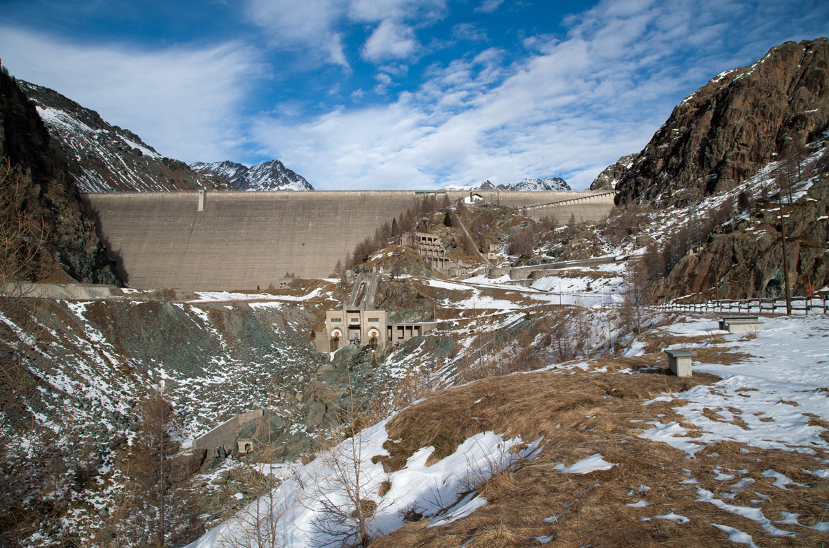 Hydraulic works in Val Malenco