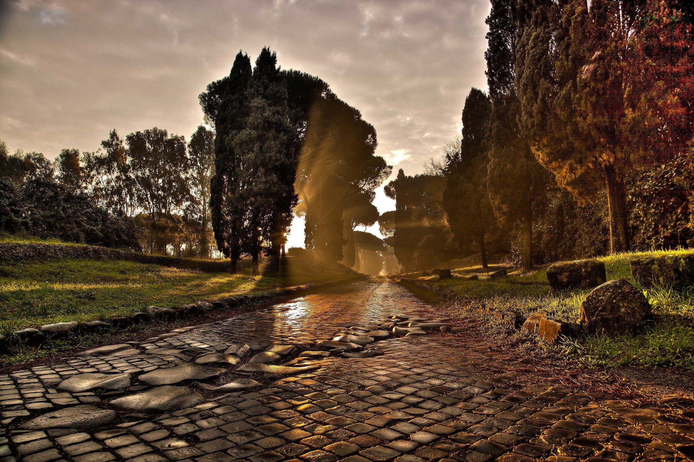 Riflesso sul selciato