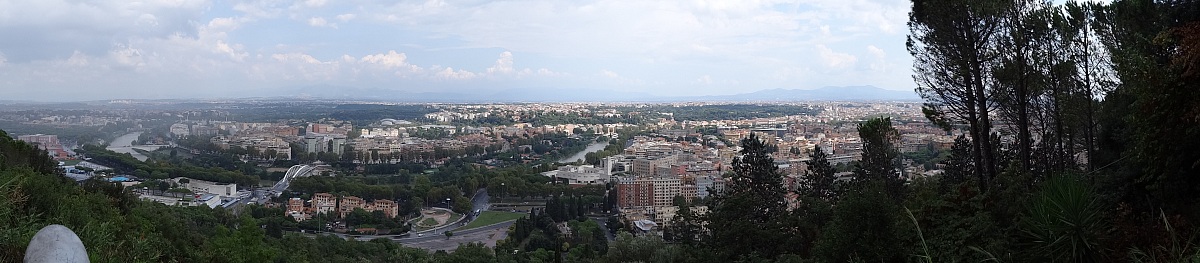View of Rome from Monte Mario