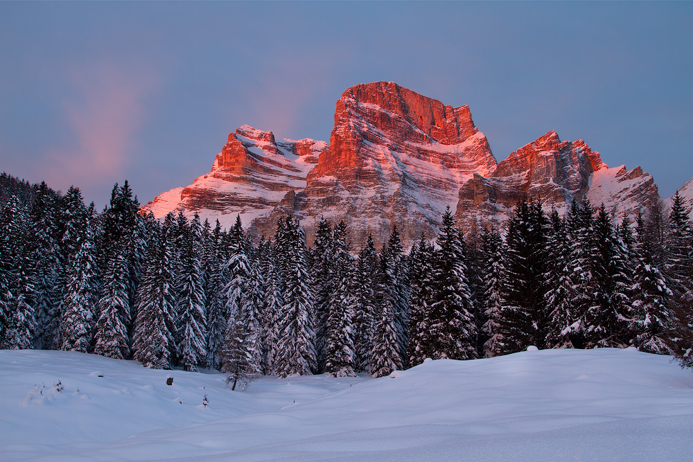 The Pelmo from Malga Ciauta