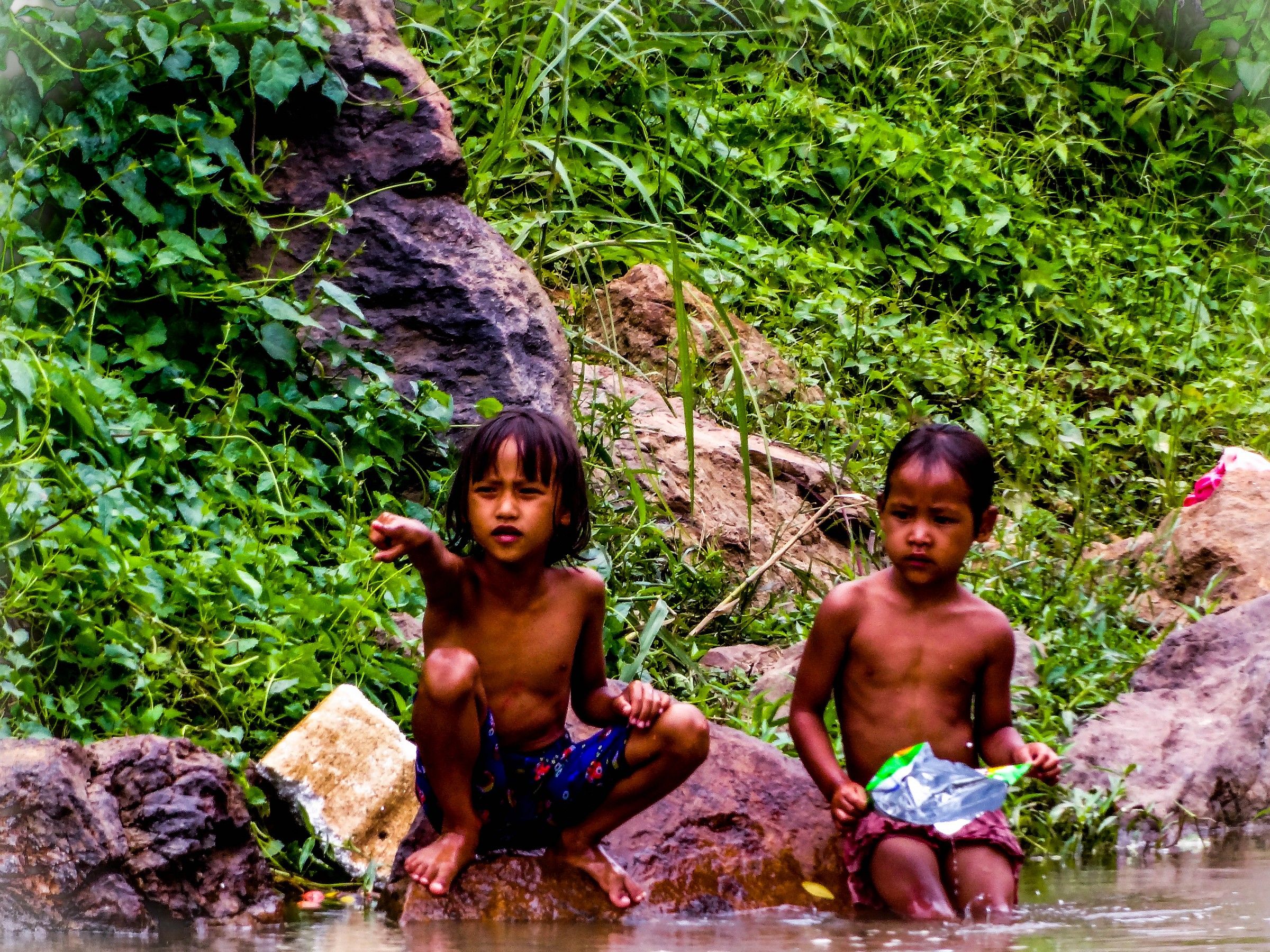 ...sul letto del fiume