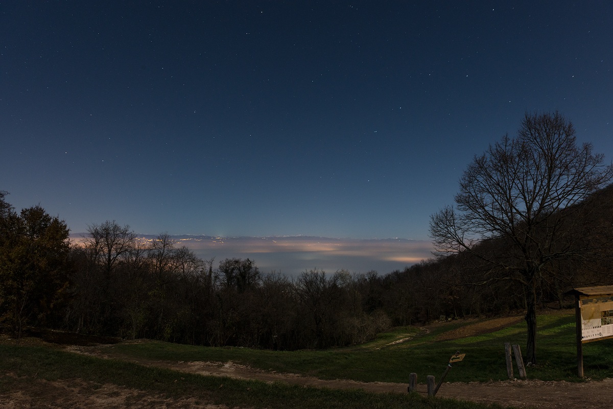 Nightly sea of ??fog - Euganean Hills