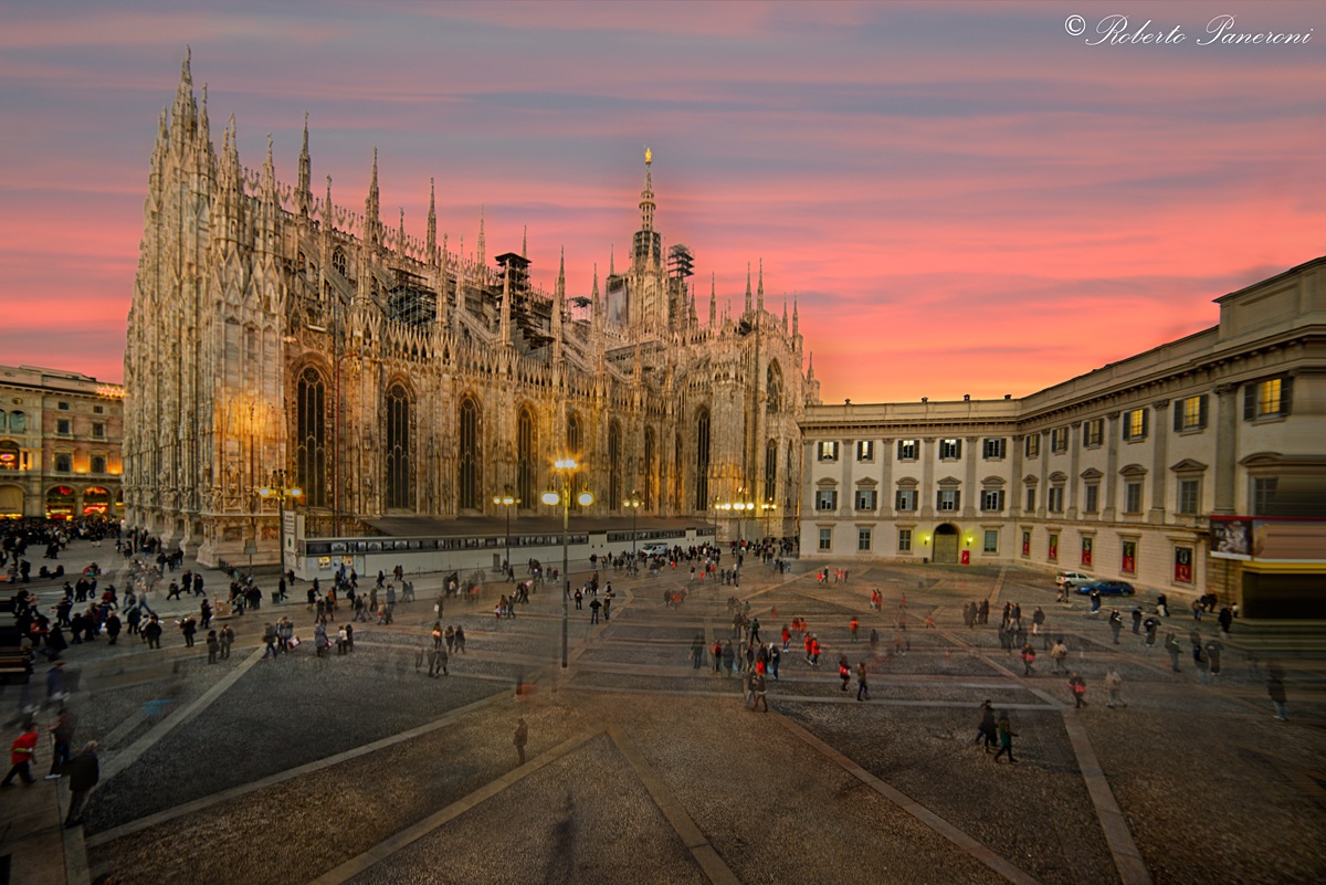 walking in the center