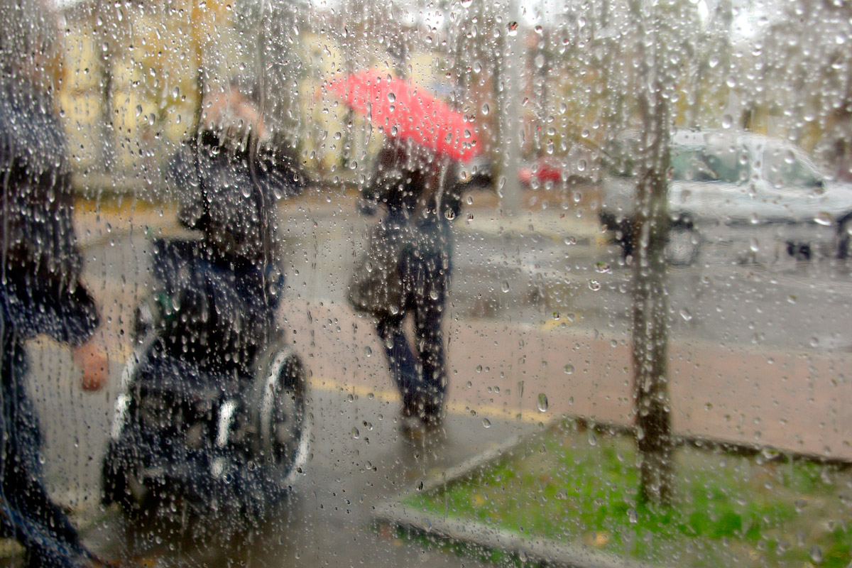 Rainy day in Vigevano