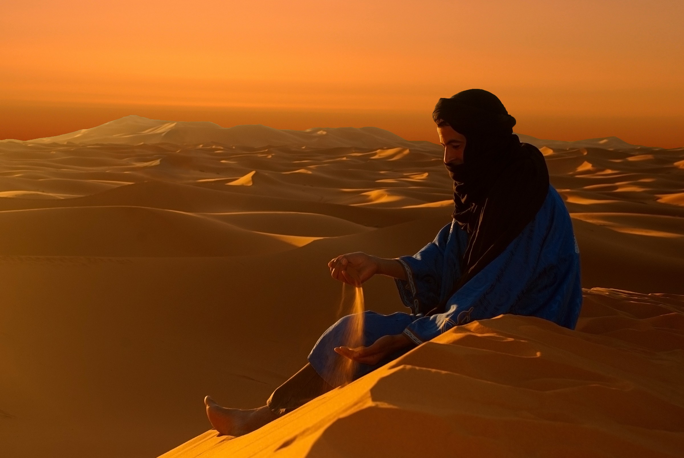 Greetings! Sunrise in the desert