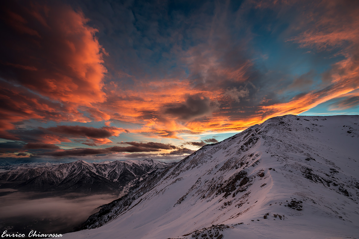 Tramonto in Val Varaita