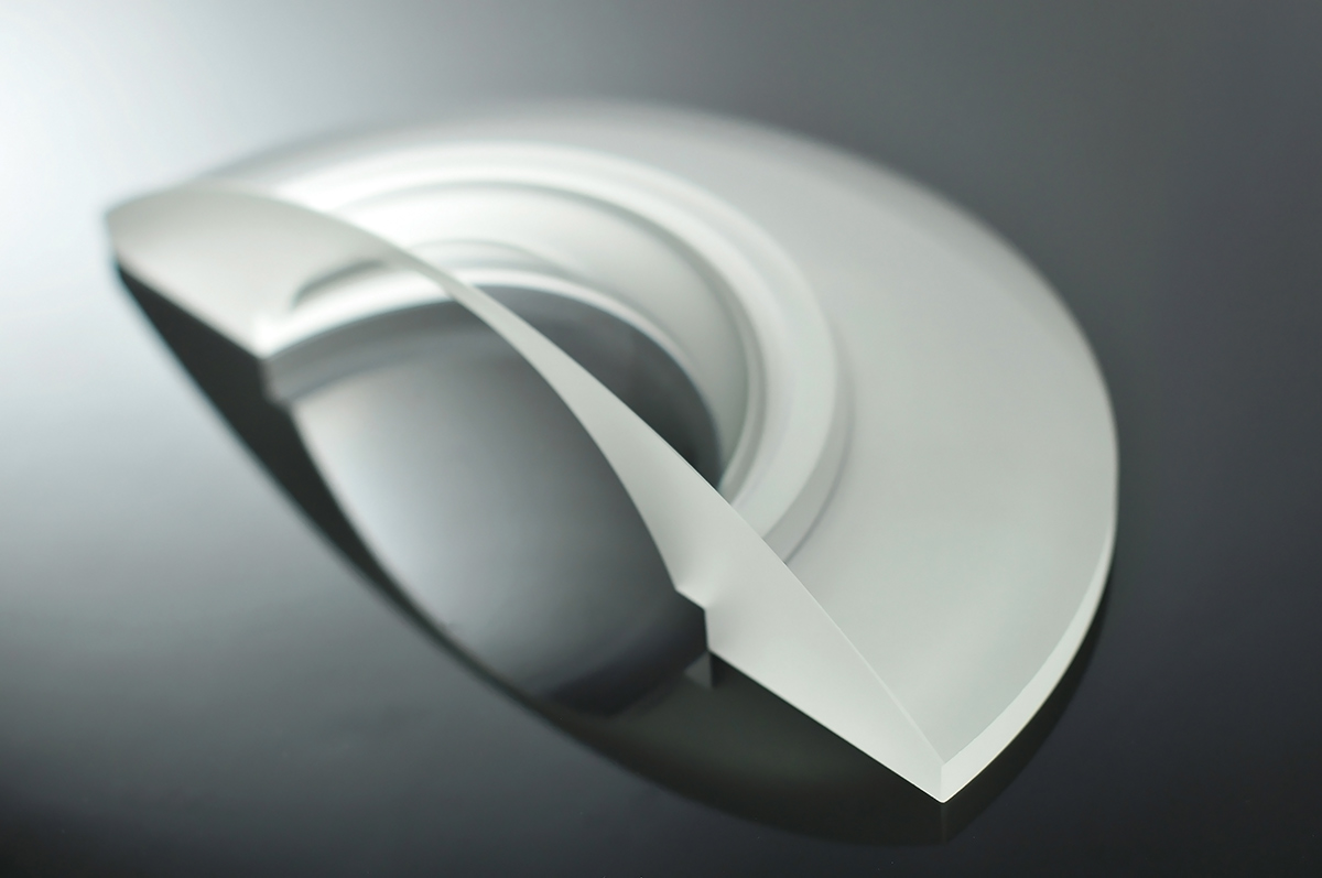 160 mm lens in section