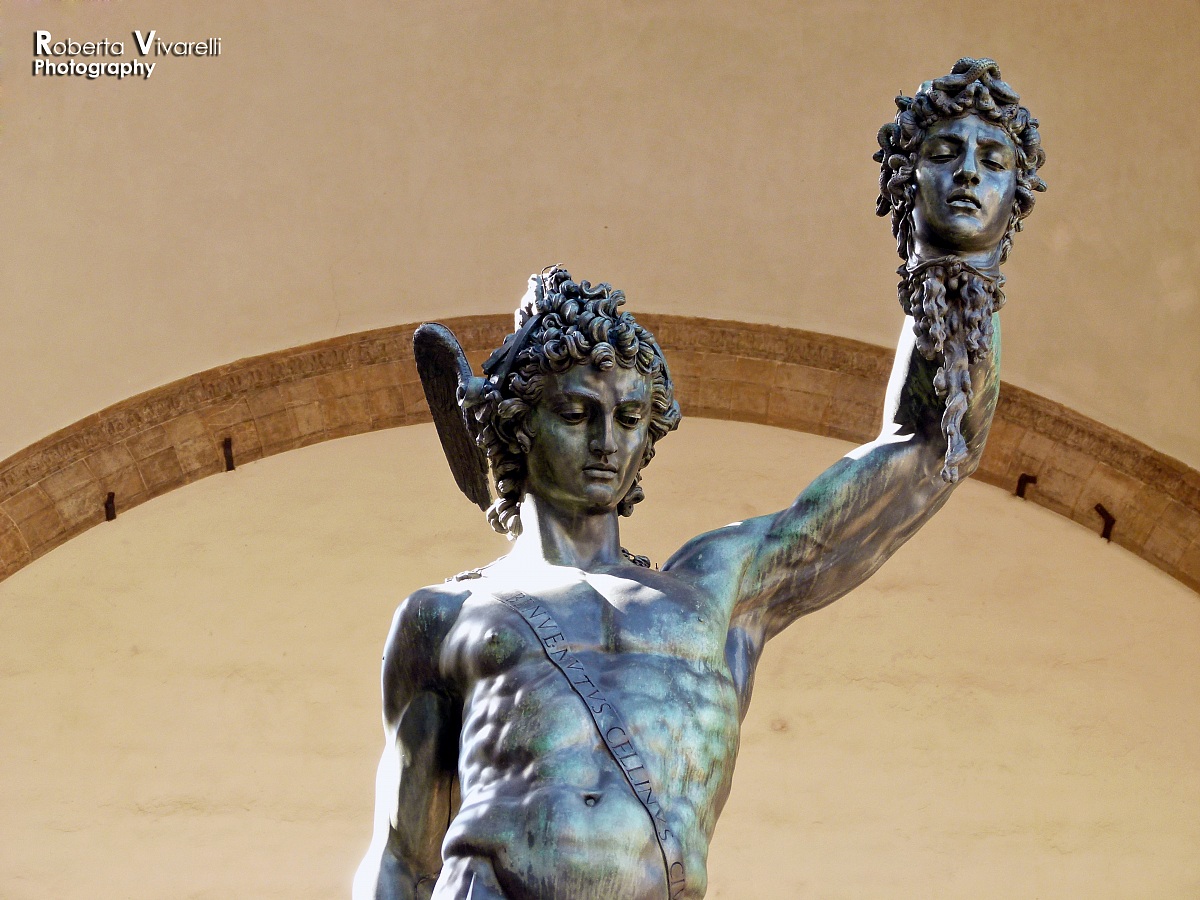 Perseus with the head of Medusa.