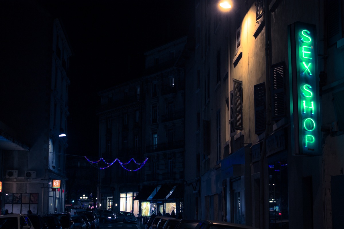 Sex corner in Grenoble