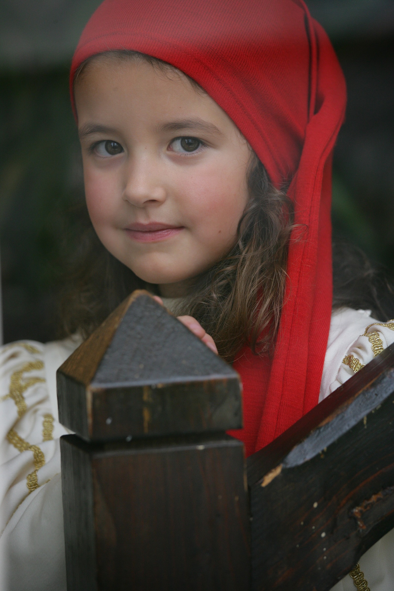 portrait through the window