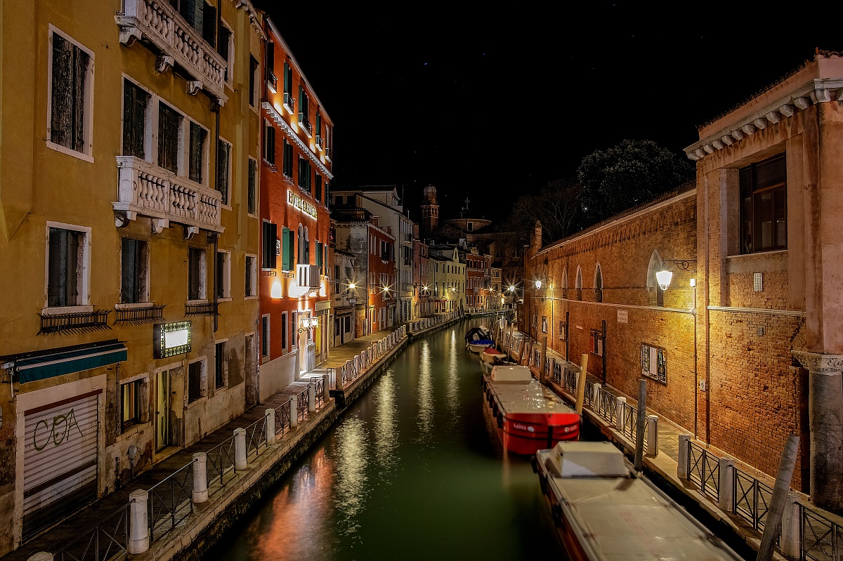 In the streets of Venice ...