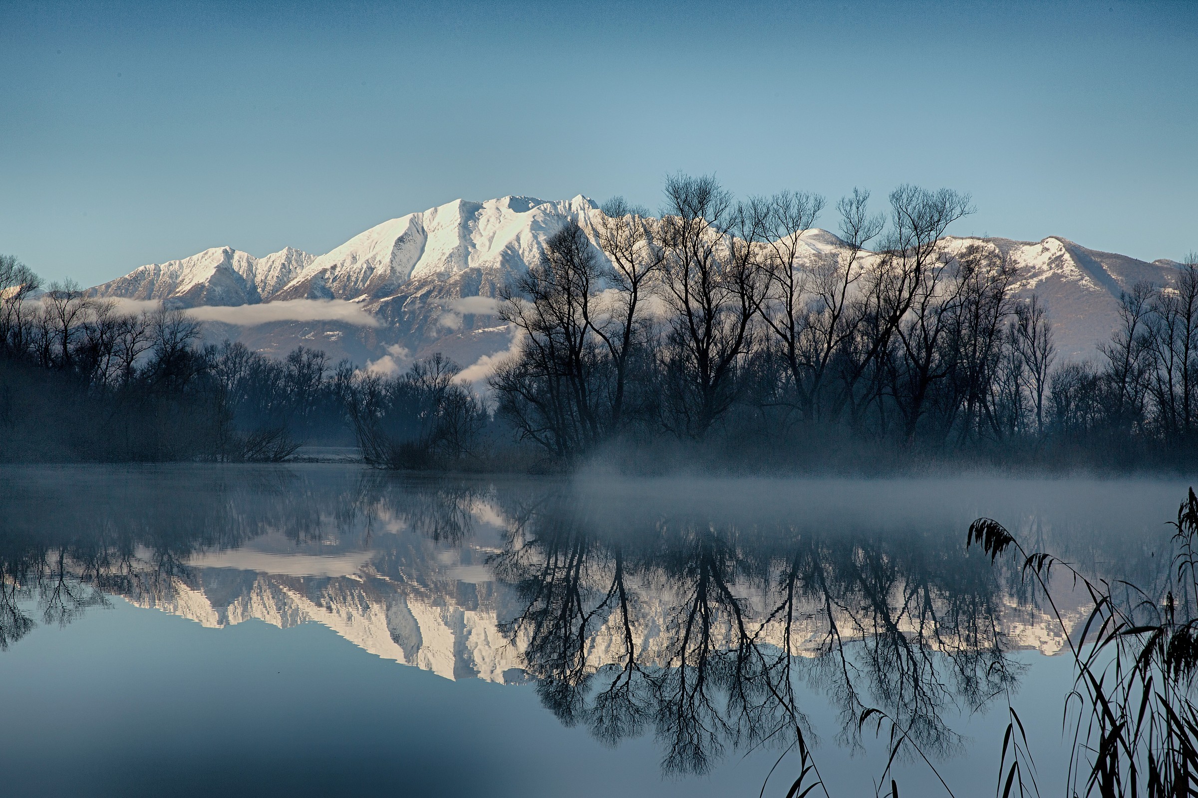 mountain reflections