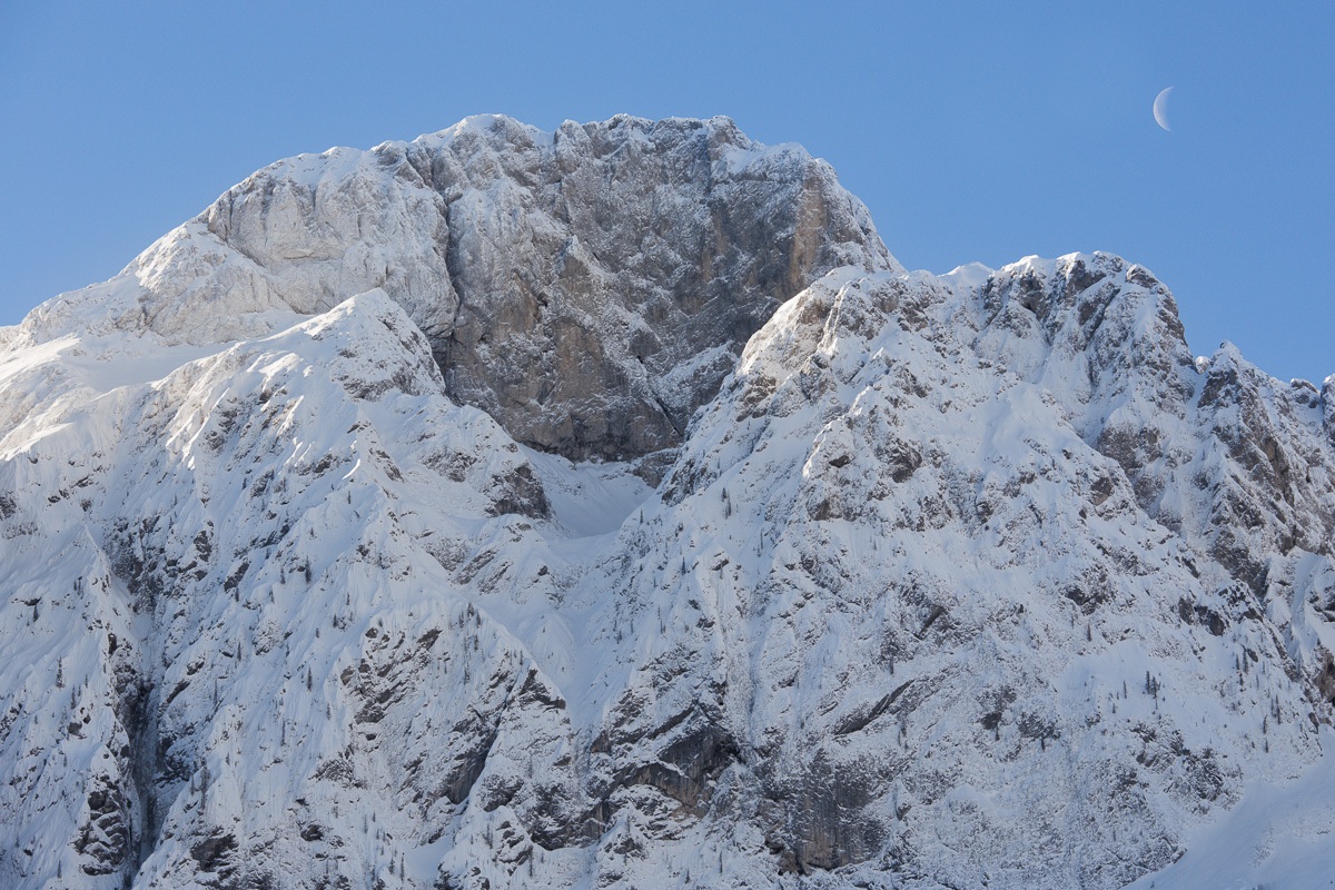 La Presolana e la luna...